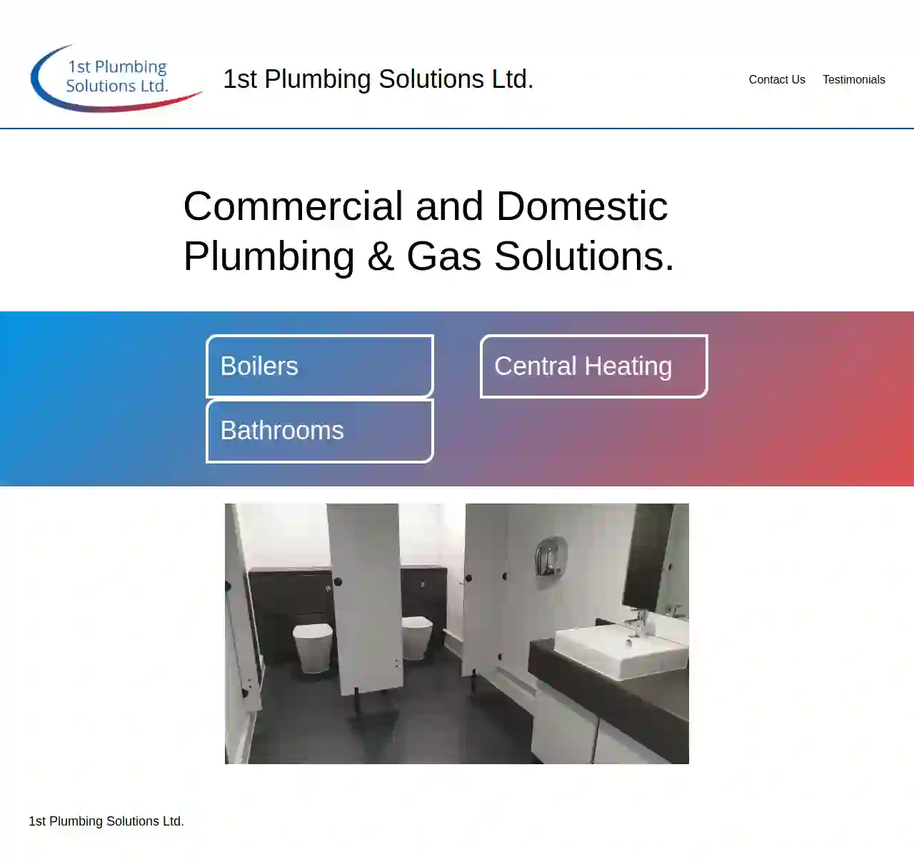 1st Plumbing Solutions Ltd