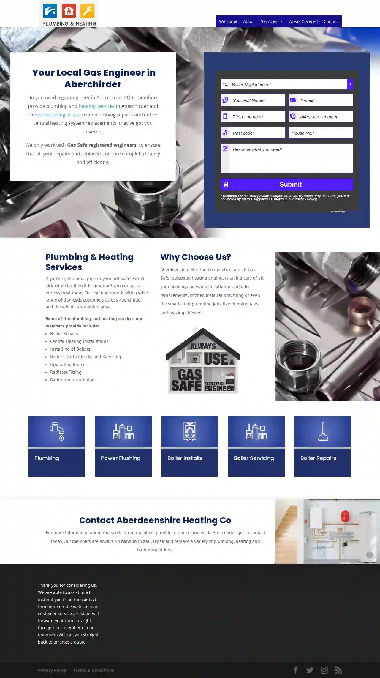 pm plumbing and heating