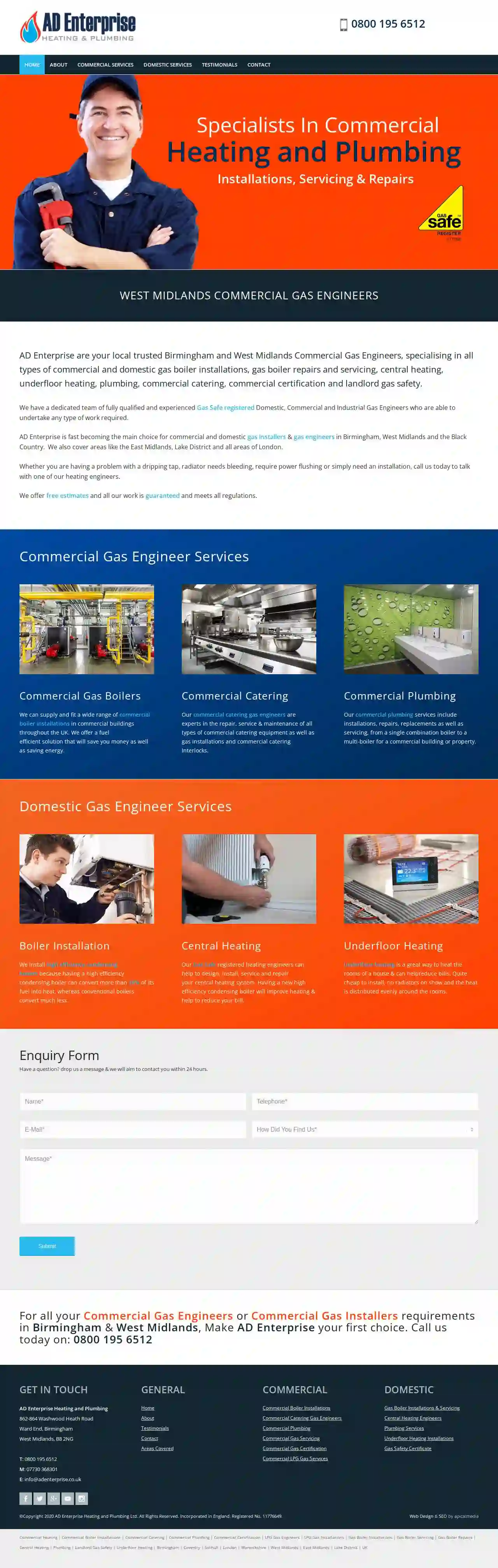 AD Enterprise Heating and Plumbing