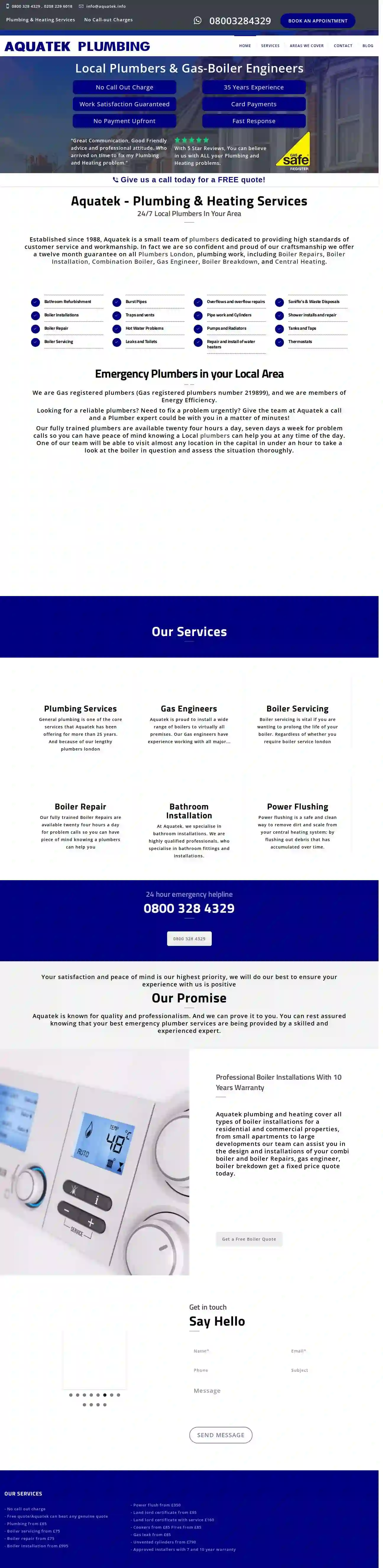 Plumber Romford - Aquatek