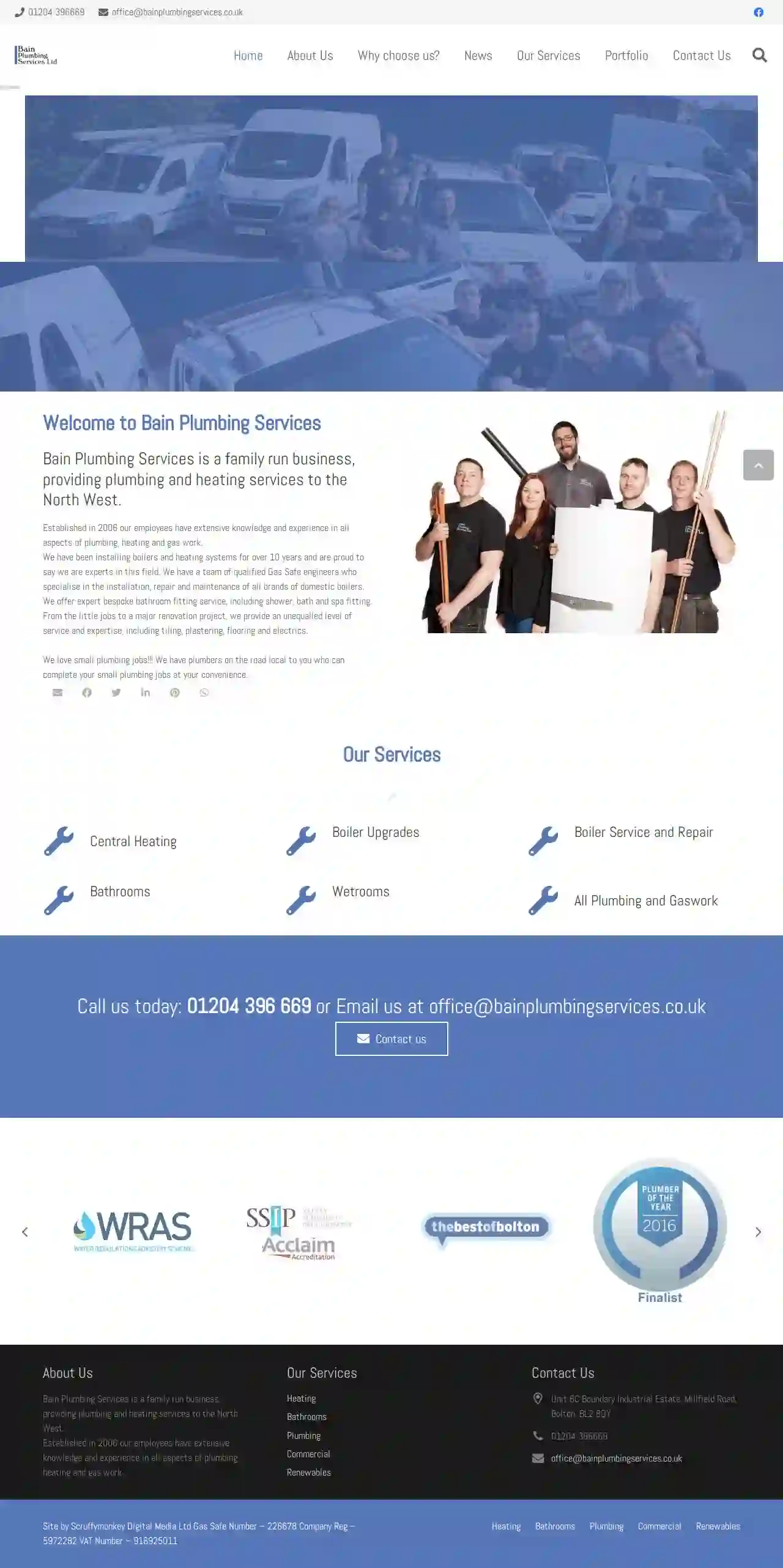 Bain Plumbing Services