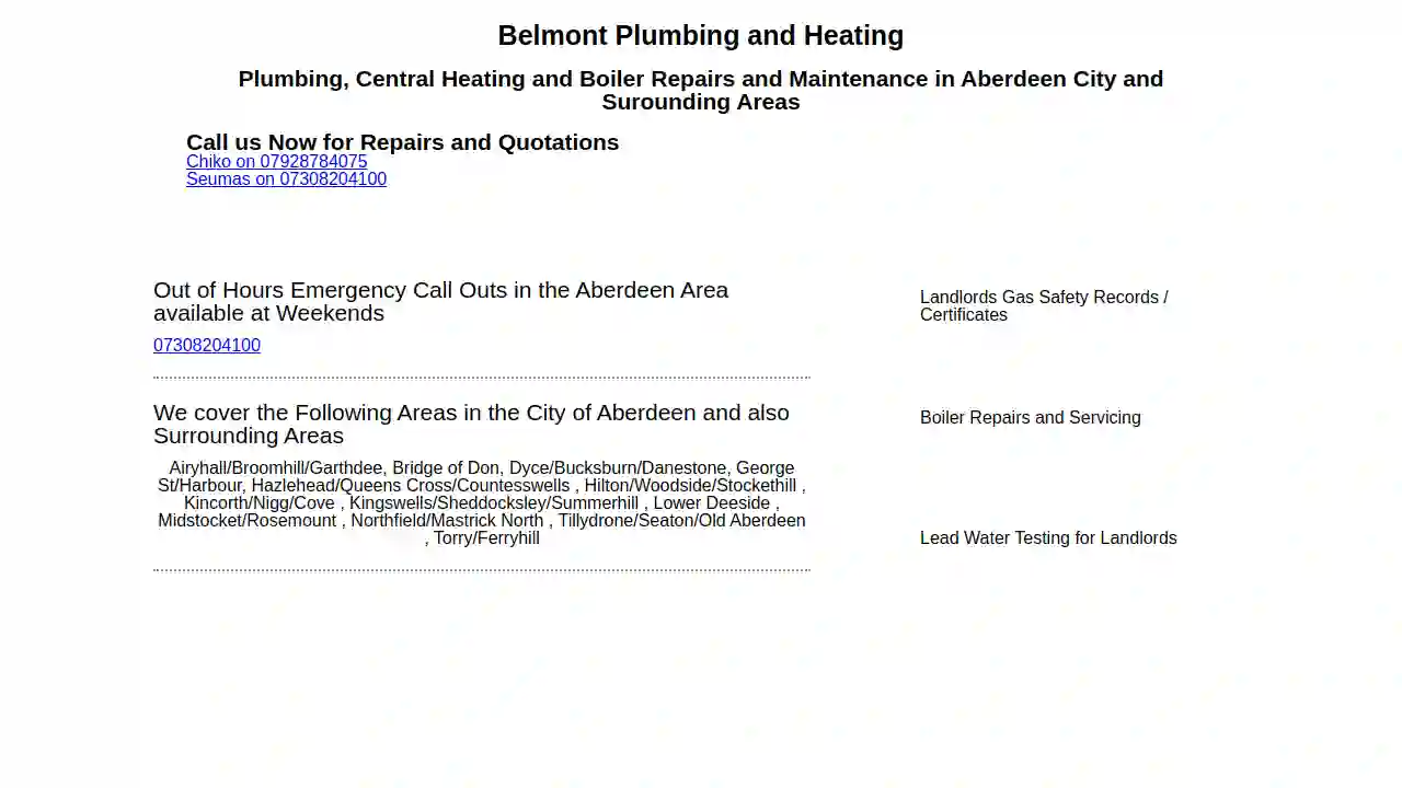 Belmont Plumbing and Heating