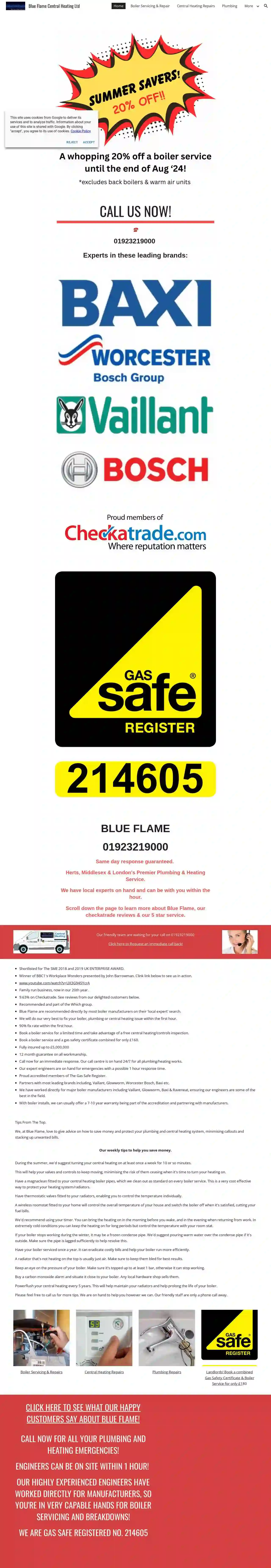 Blue Flame Central Heating Ltd