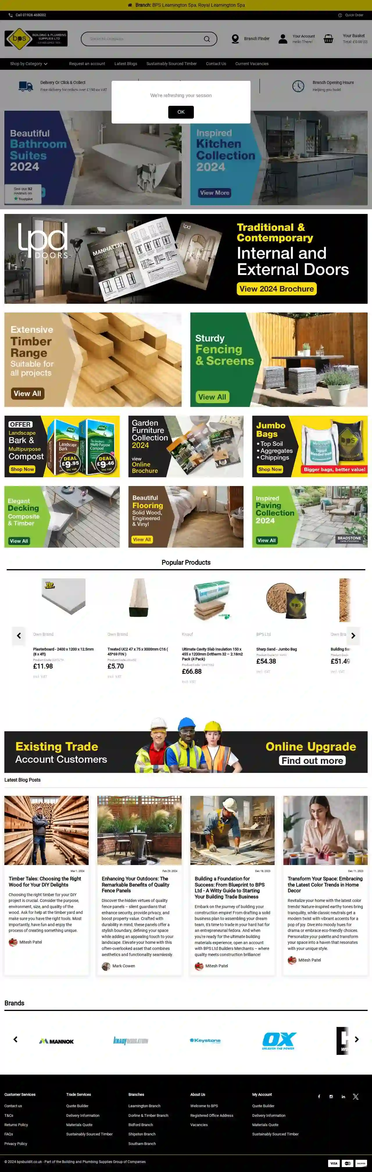 Building & Plumbing Supplies Ltd - Leamington Branch