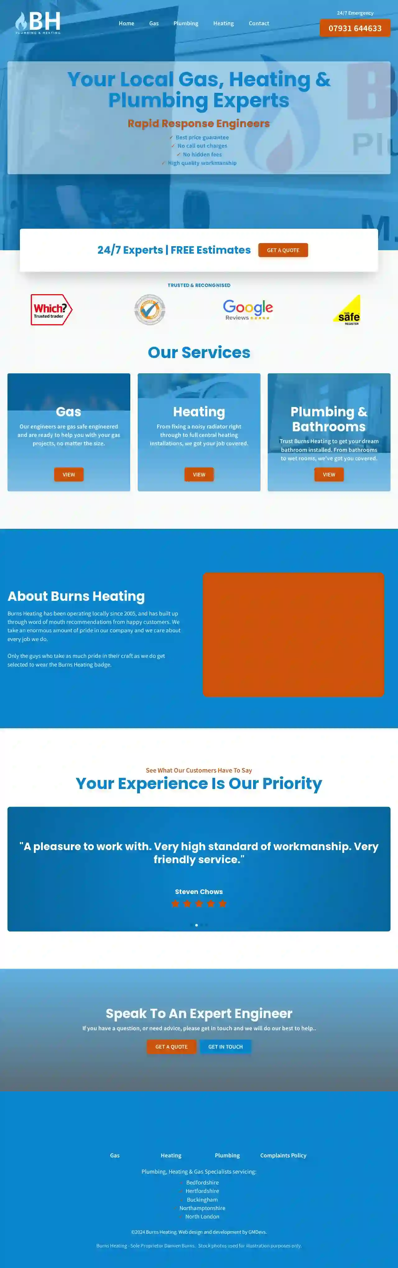 BH Plumbing & Heating