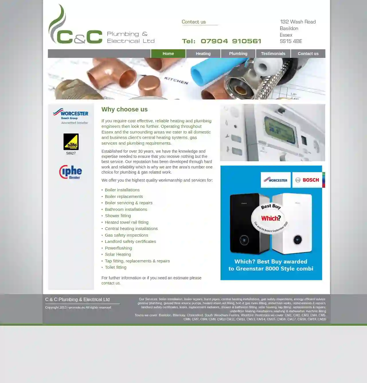 C & C Plumbing & Electrical Ltd