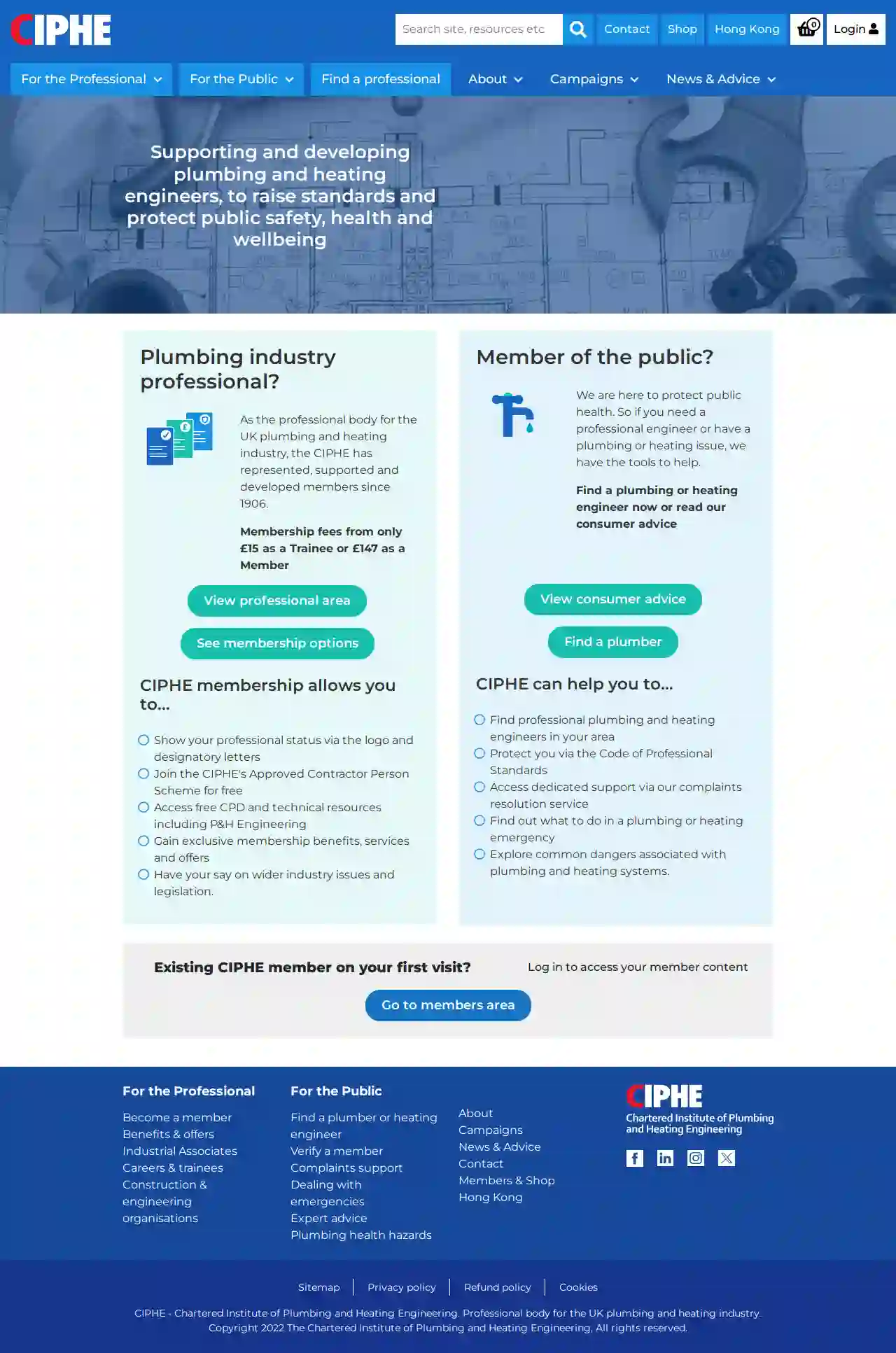 The Chartered Institute Of Plumbing and Heating Engineering