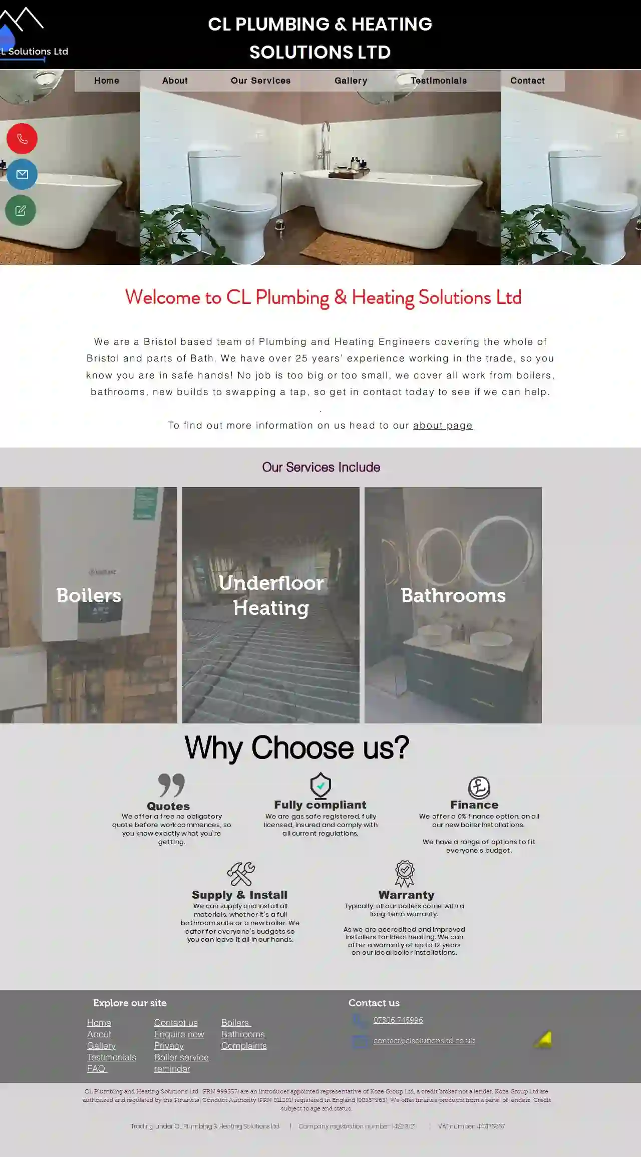 CL Plumbing & Heating Solutions Ltd