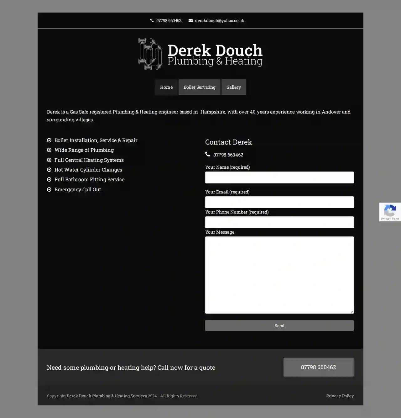 Derek Douch Plumbing & Heating