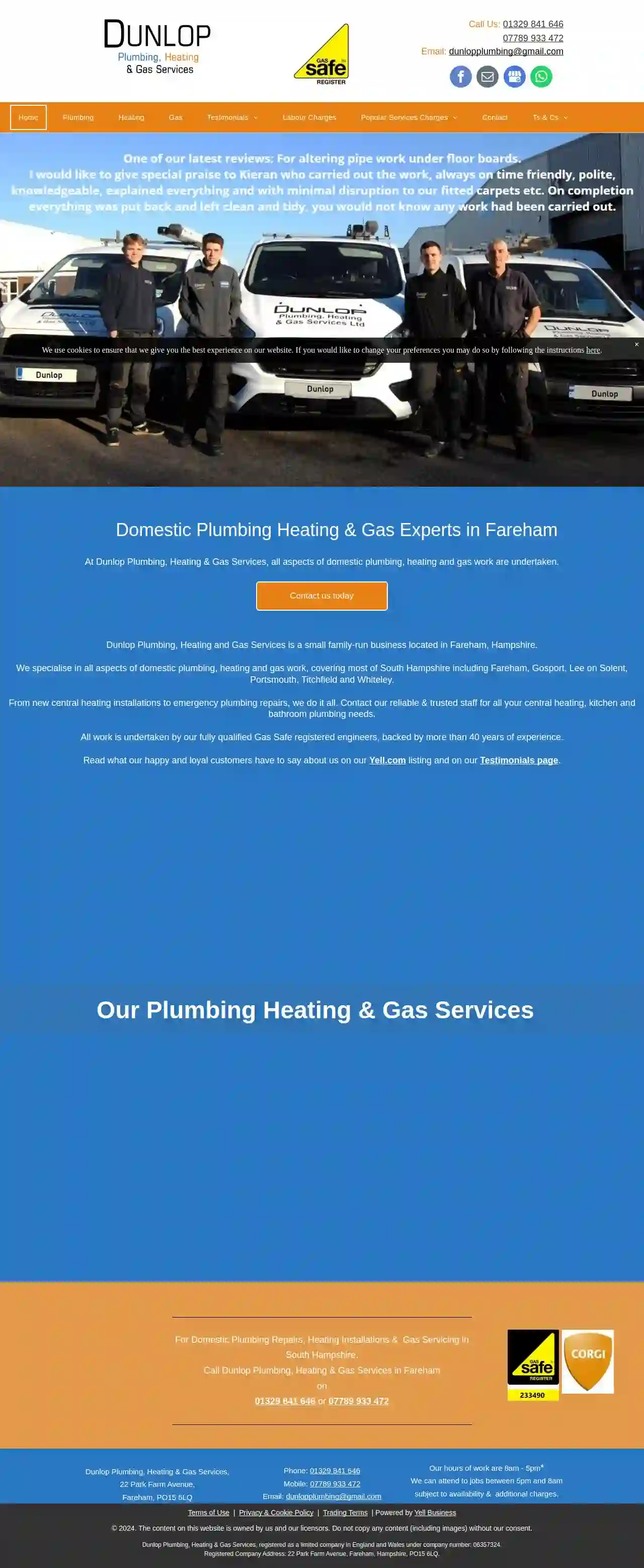 Dunlop Plumbing Heating & Gas Services Ltd