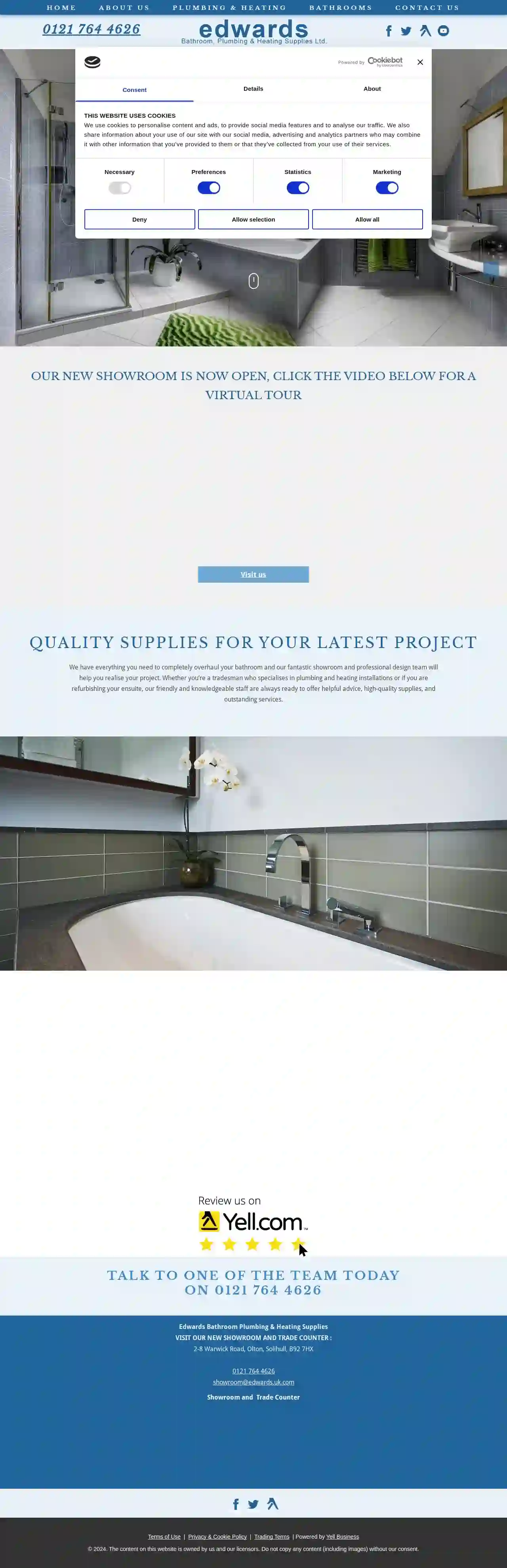 edwards bathroom plumbing and heating supplies ltd