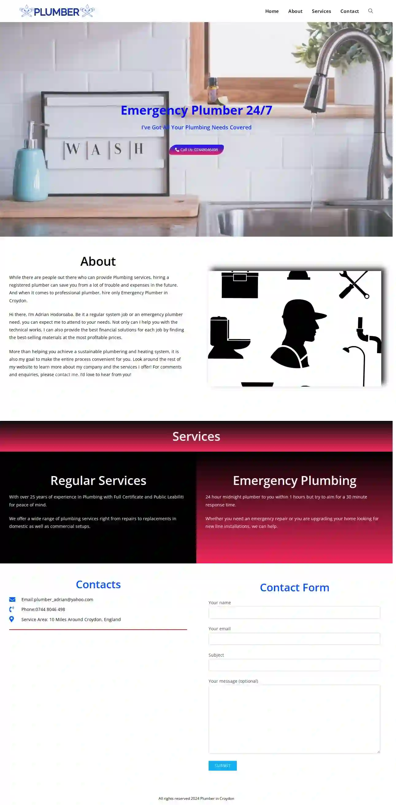 Emergency Plumber In Croydon