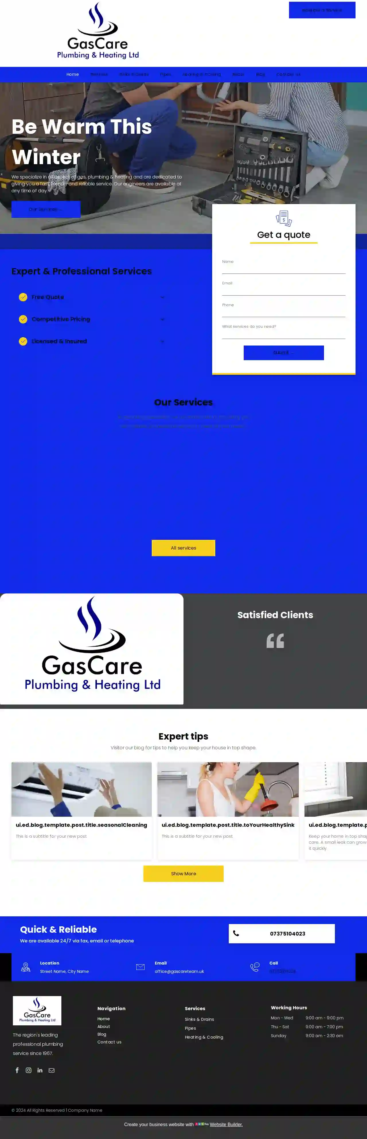 Gas Care Plumbing & Heating Ltd