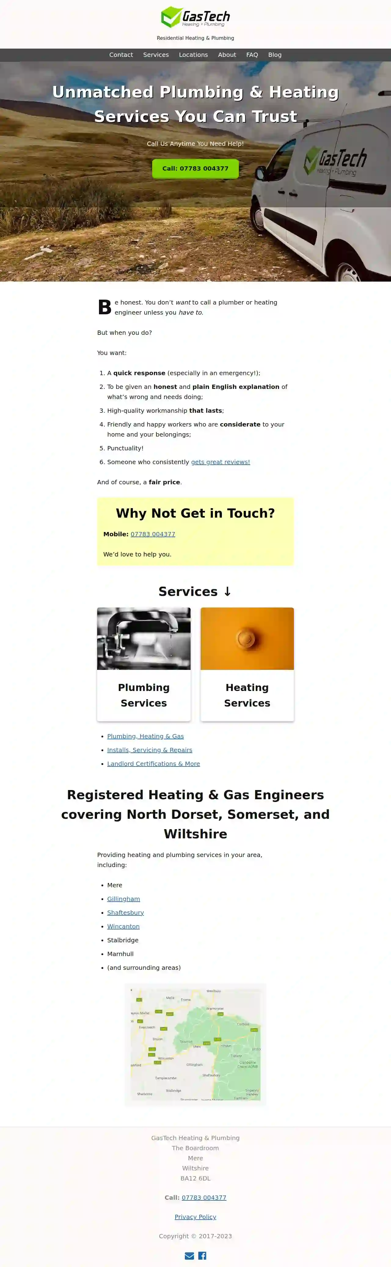 GasTech Heating & Plumbing