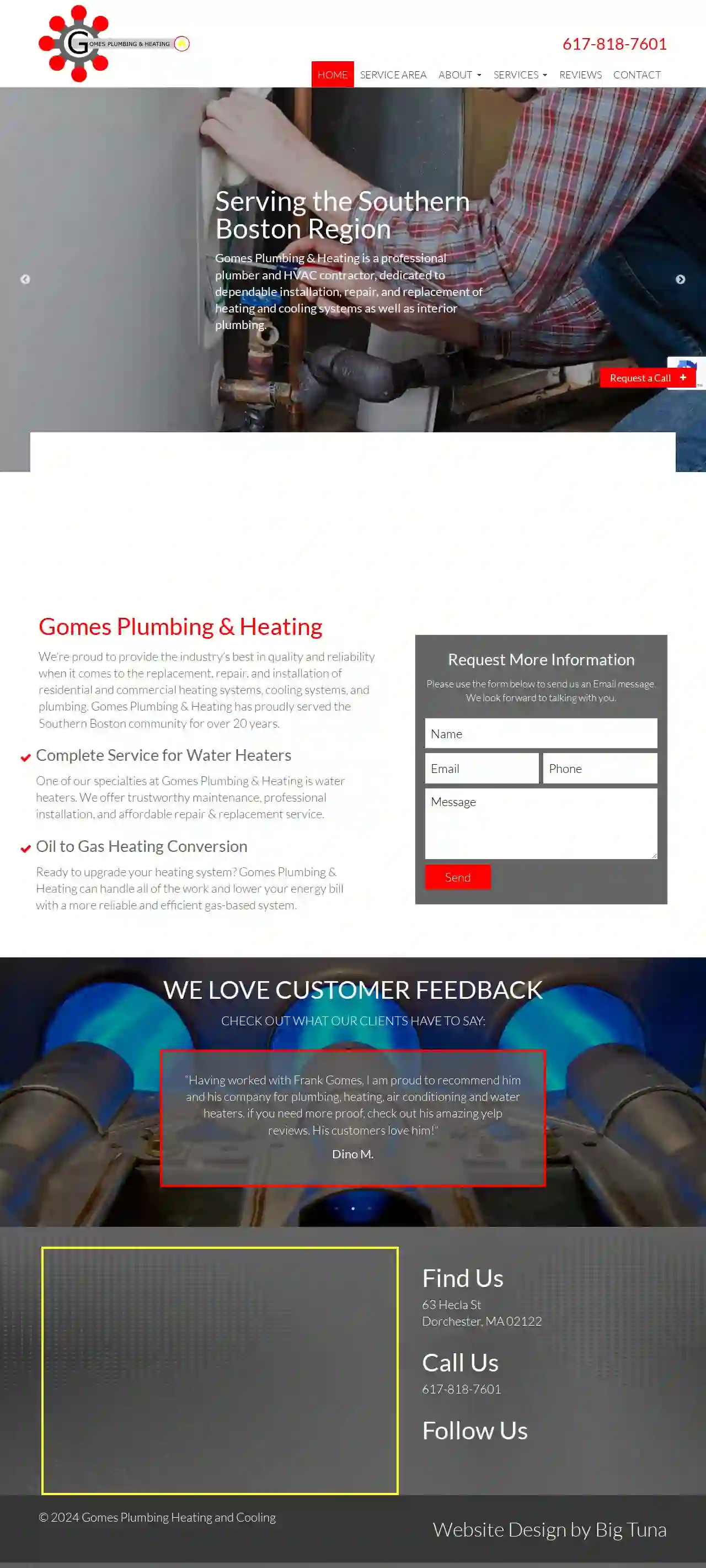 Gomes Plumbing Heating and Cooling