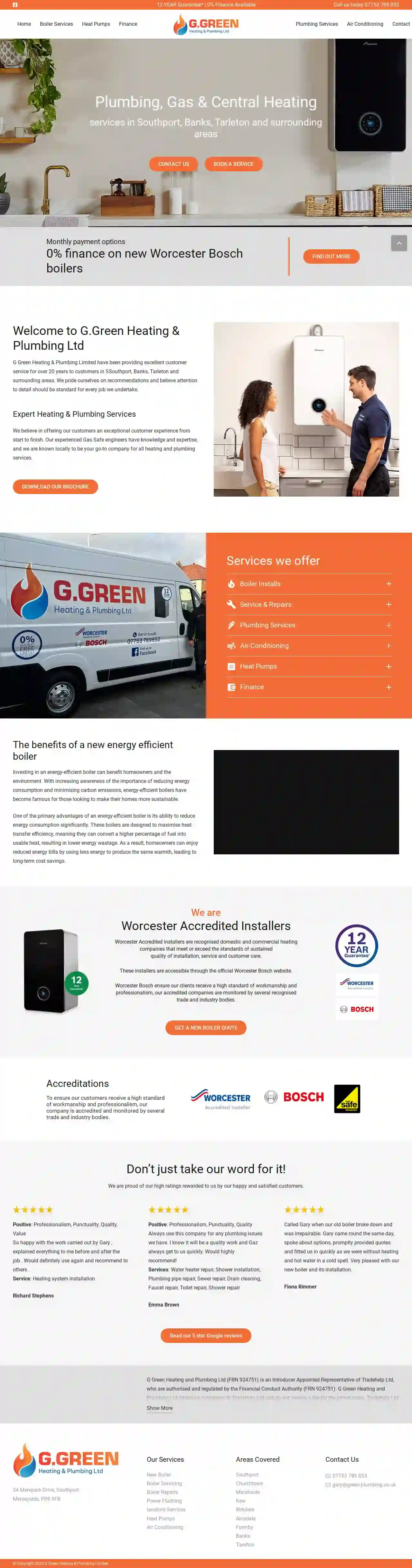 G Green Heating & Plumbing Ltd