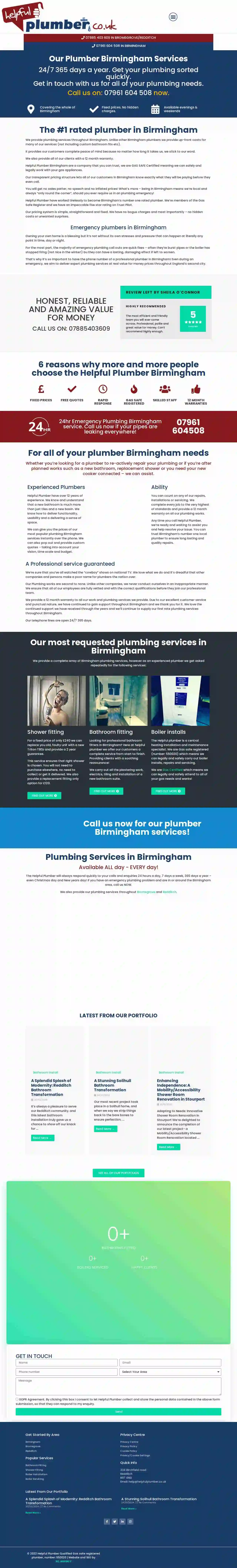 Helpful Plumber Birmingham