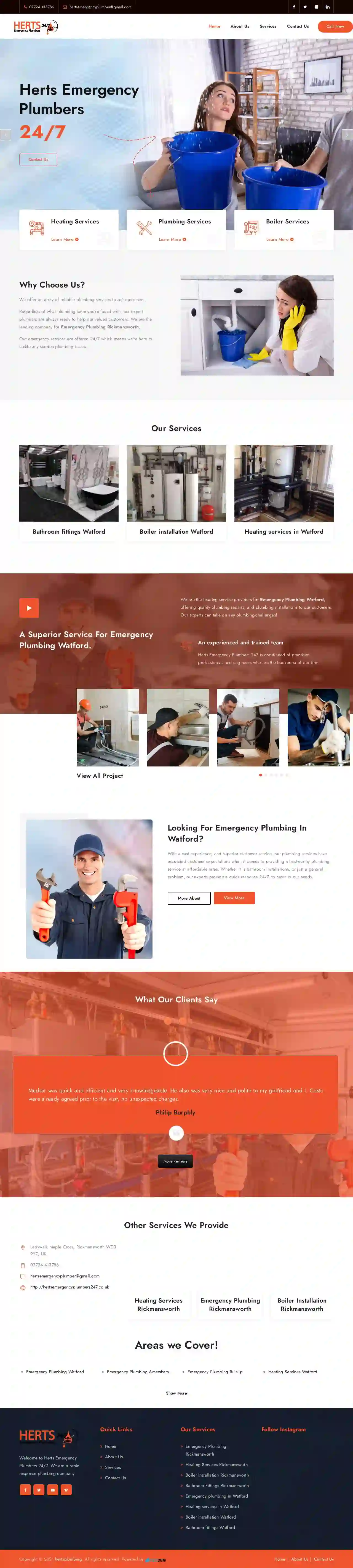 Herts Emergency Plumbers 24/7