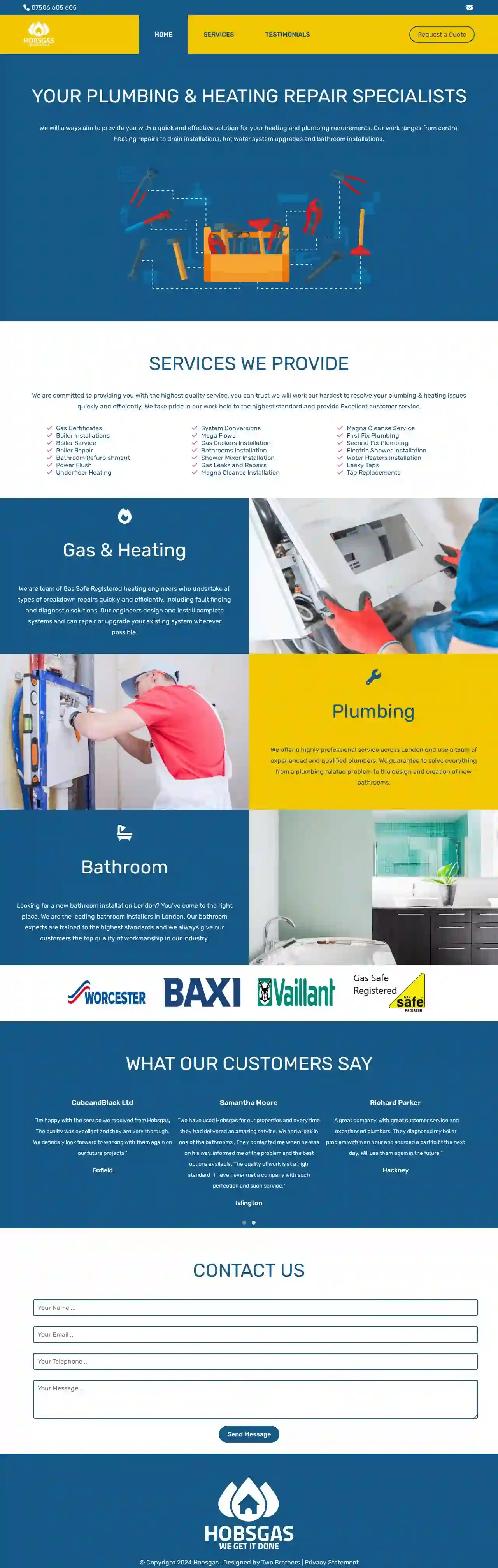 London Plumbing Hobs ltd