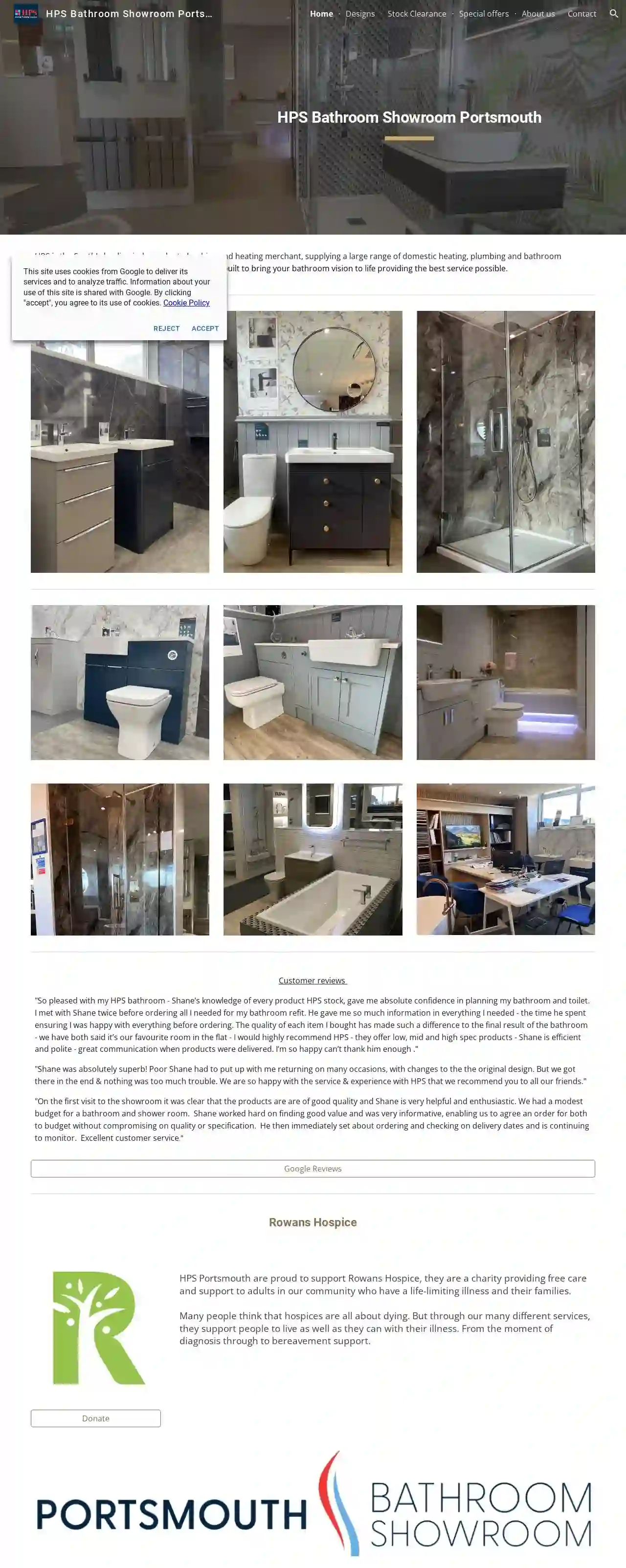 HPS Portsmouth - Bathroom Showroom