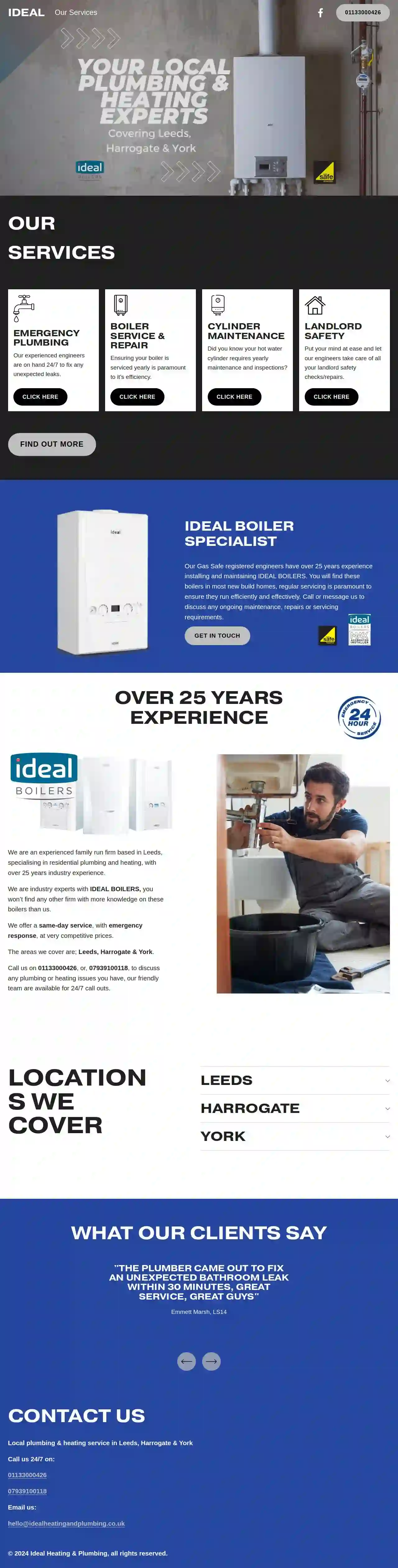 IDEAL HEATING & PLUMBING 24/7