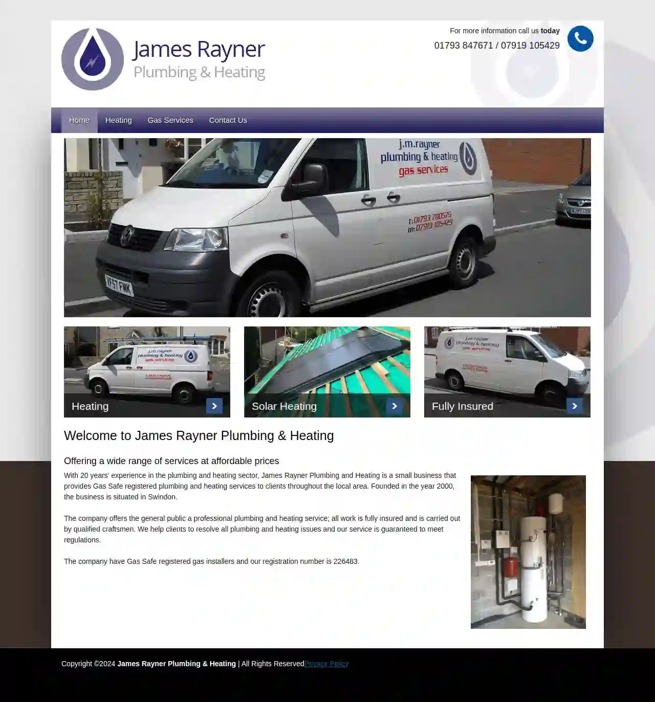 James Rayner Plumbing & Heating