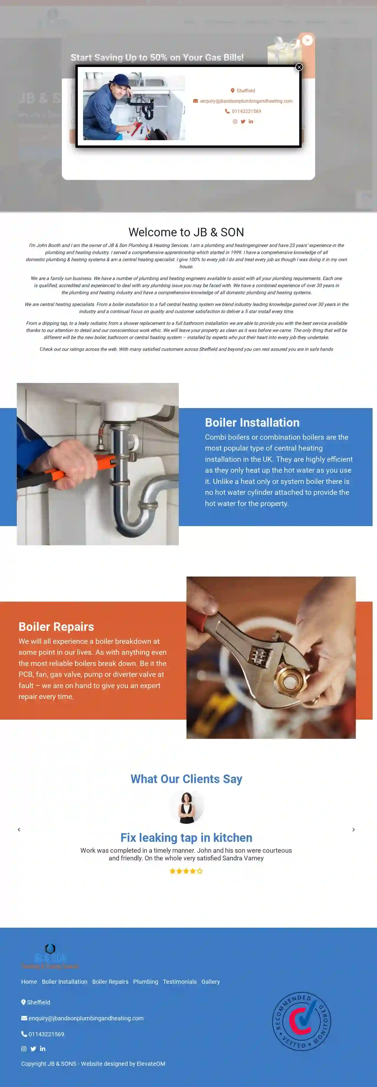 JB & Son Plumbing & Heating Services