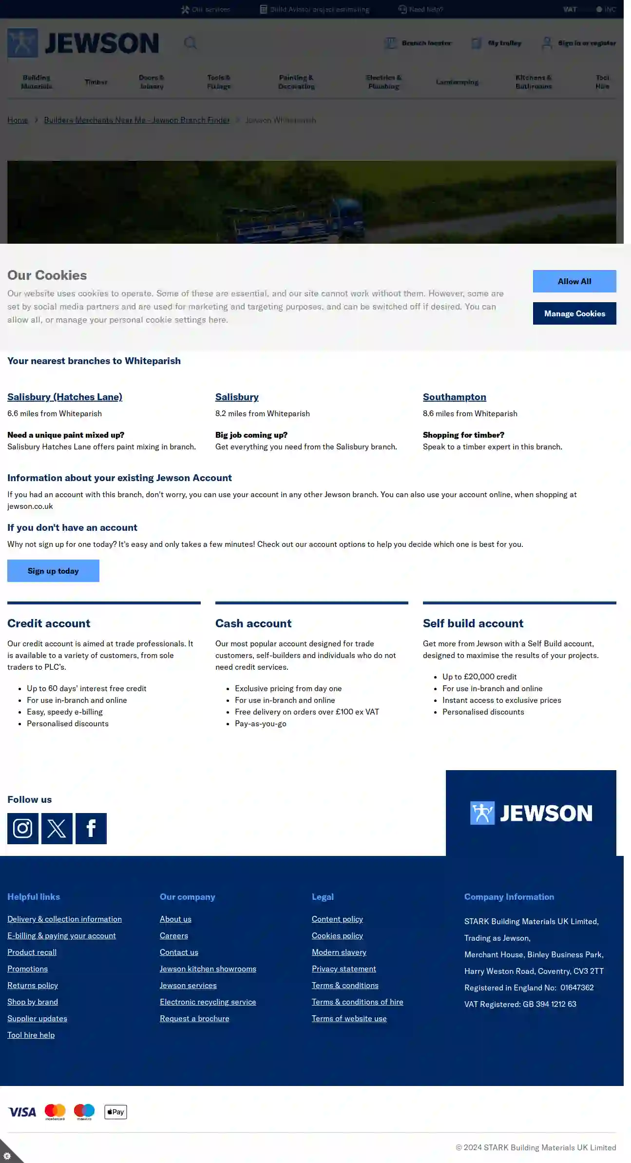 Jewson Salisbury - Whiteparish