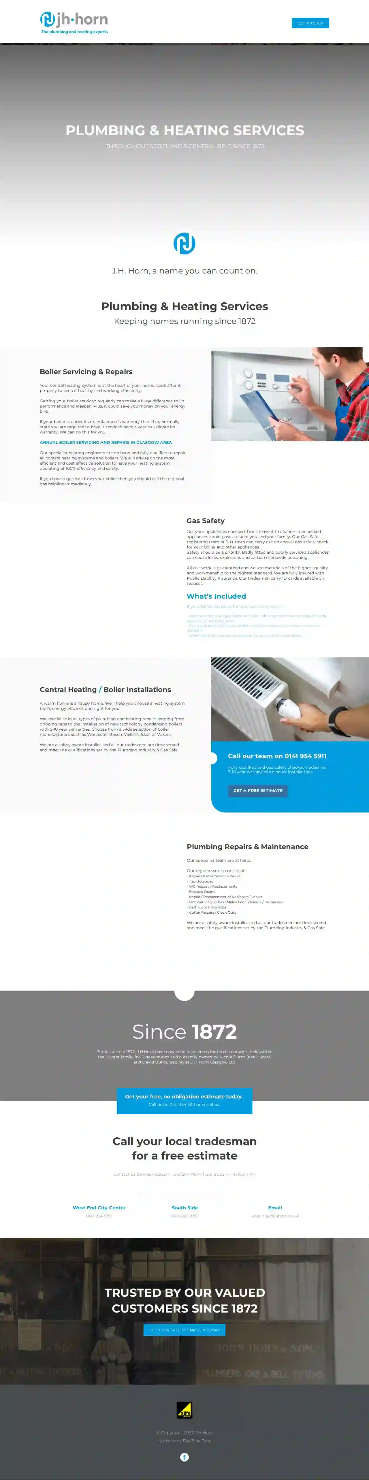 J.H.Horn | Glasgow - Plumbing & Heating Services