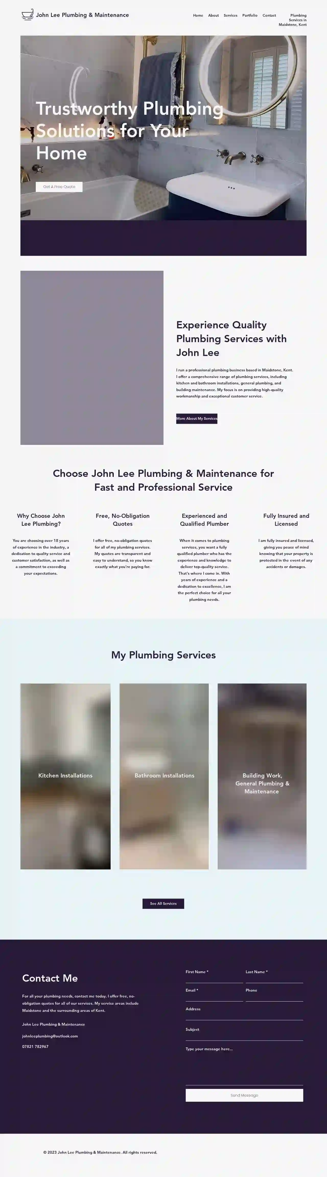 John Lee Plumbing & Maintenance