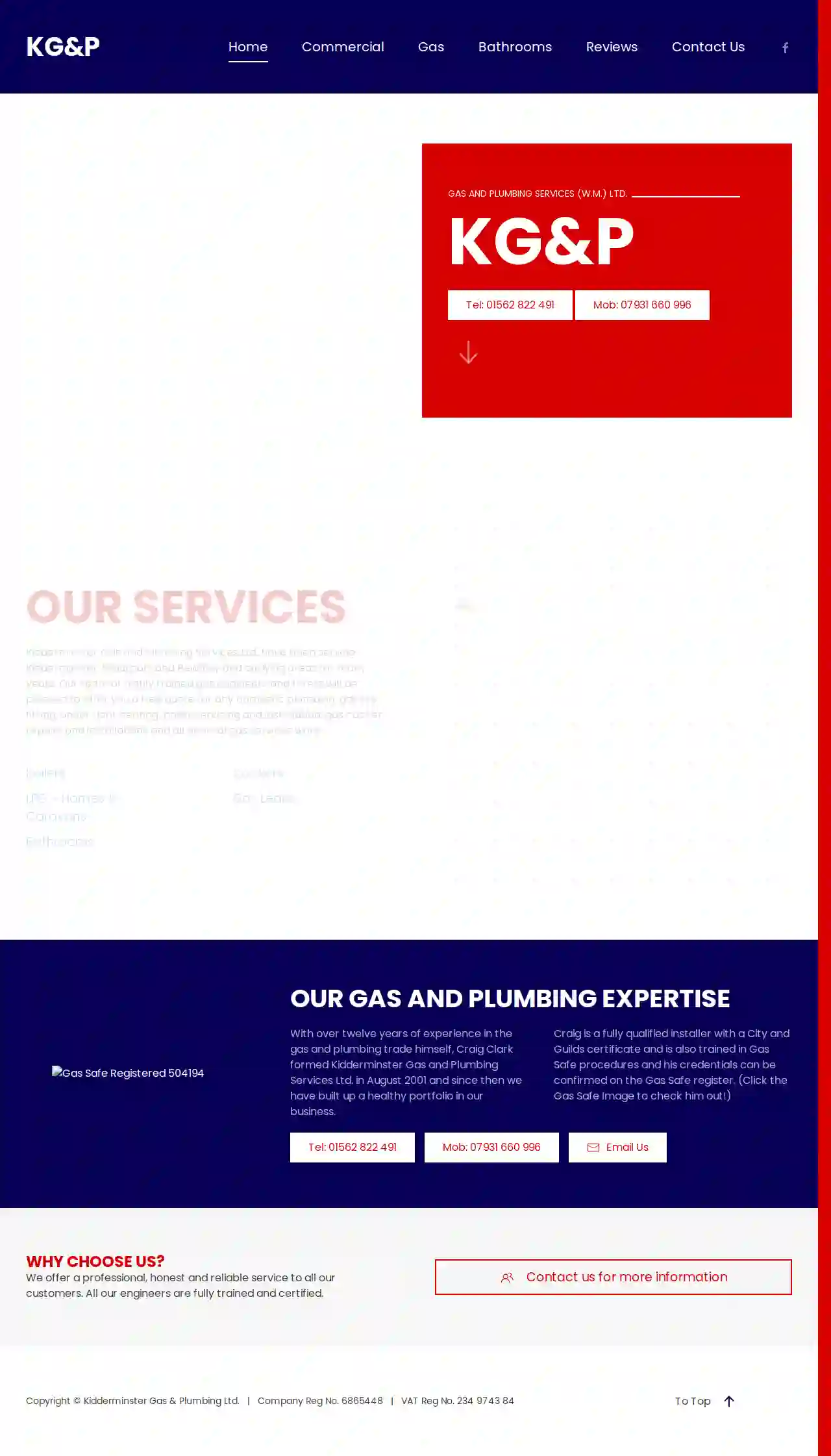 Kidderminster Gas & Plumbing Services (W.M.)