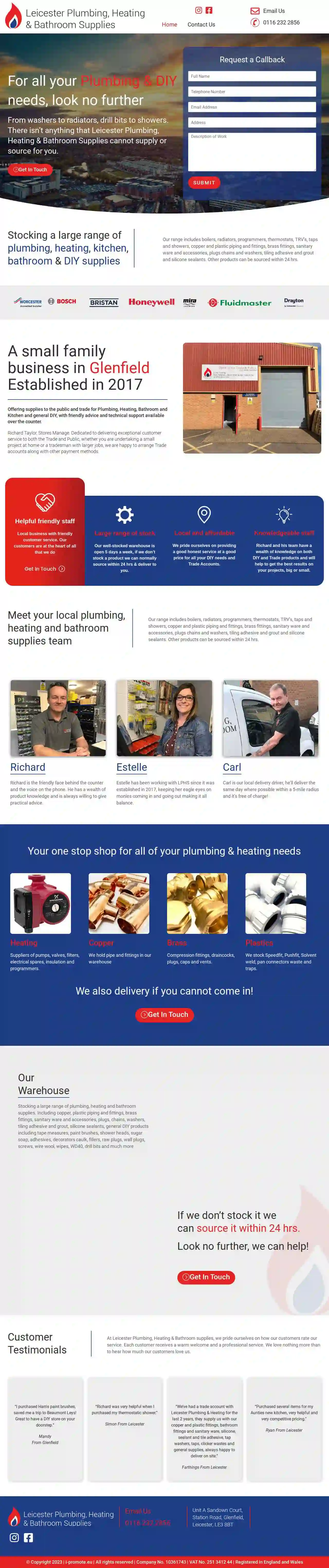 Leicester Plumbing and Heating Supplies