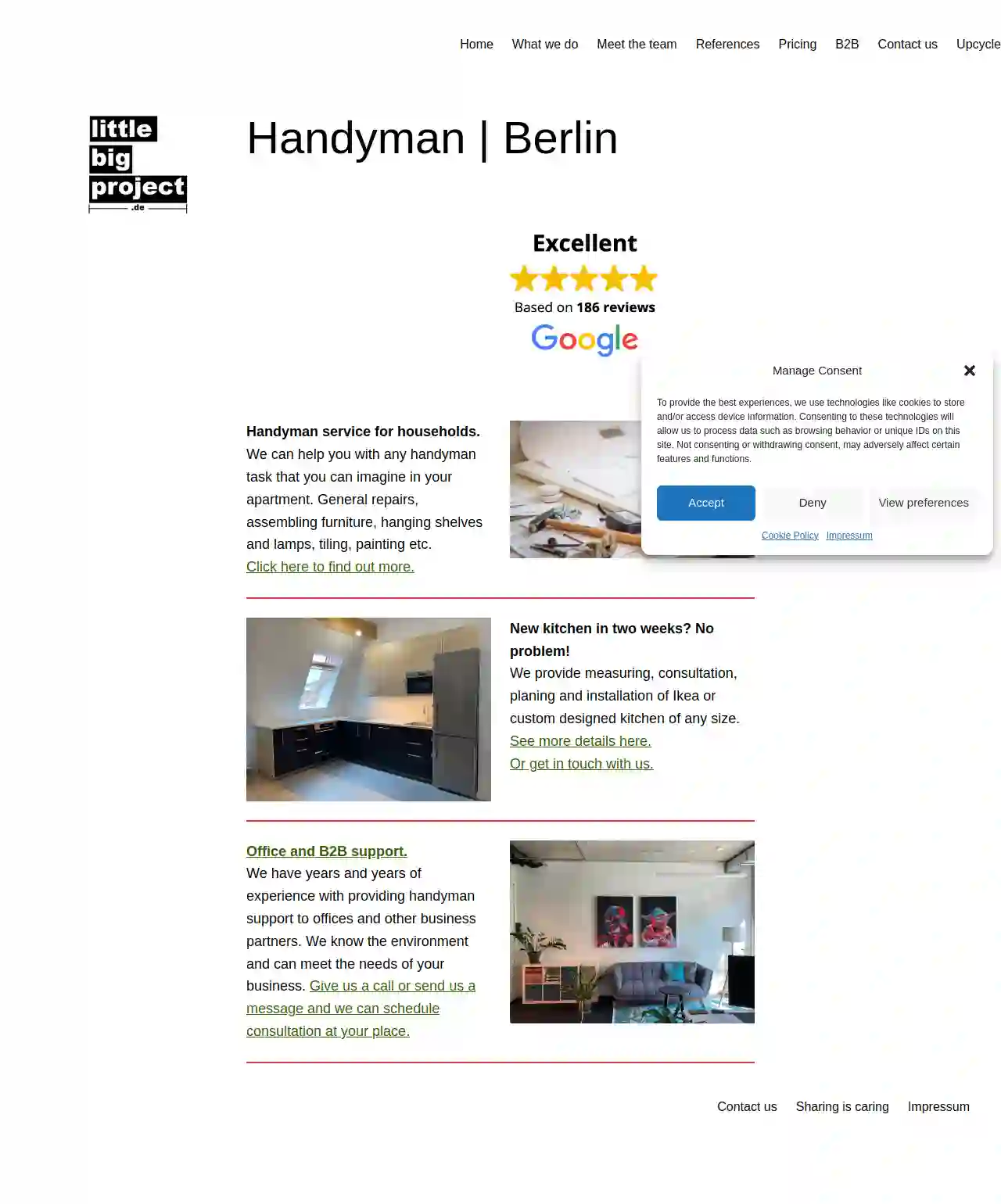 Little Big Project - English speaking handyman Berlin