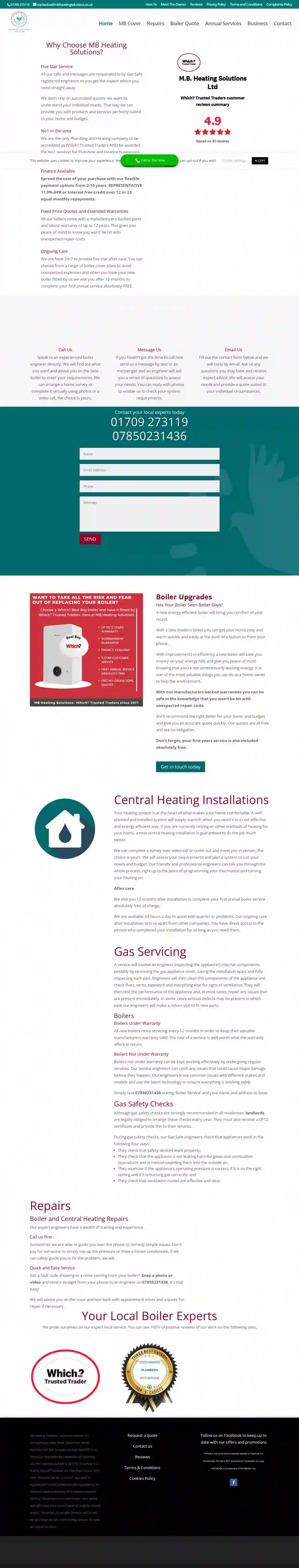 MB Heating Solutions Yorkshire