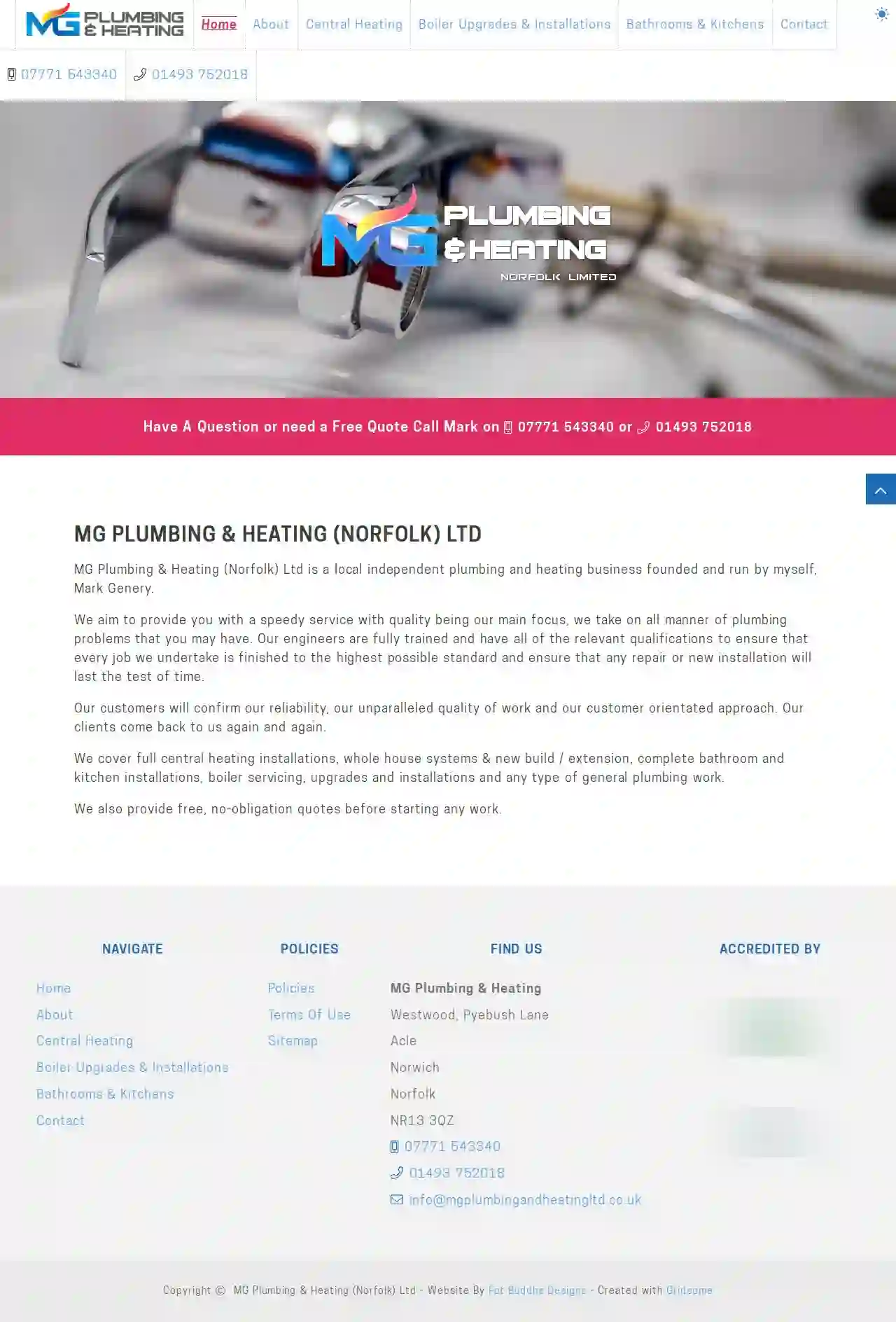 MG Plumbing & Heating (Norfolk) Ltd