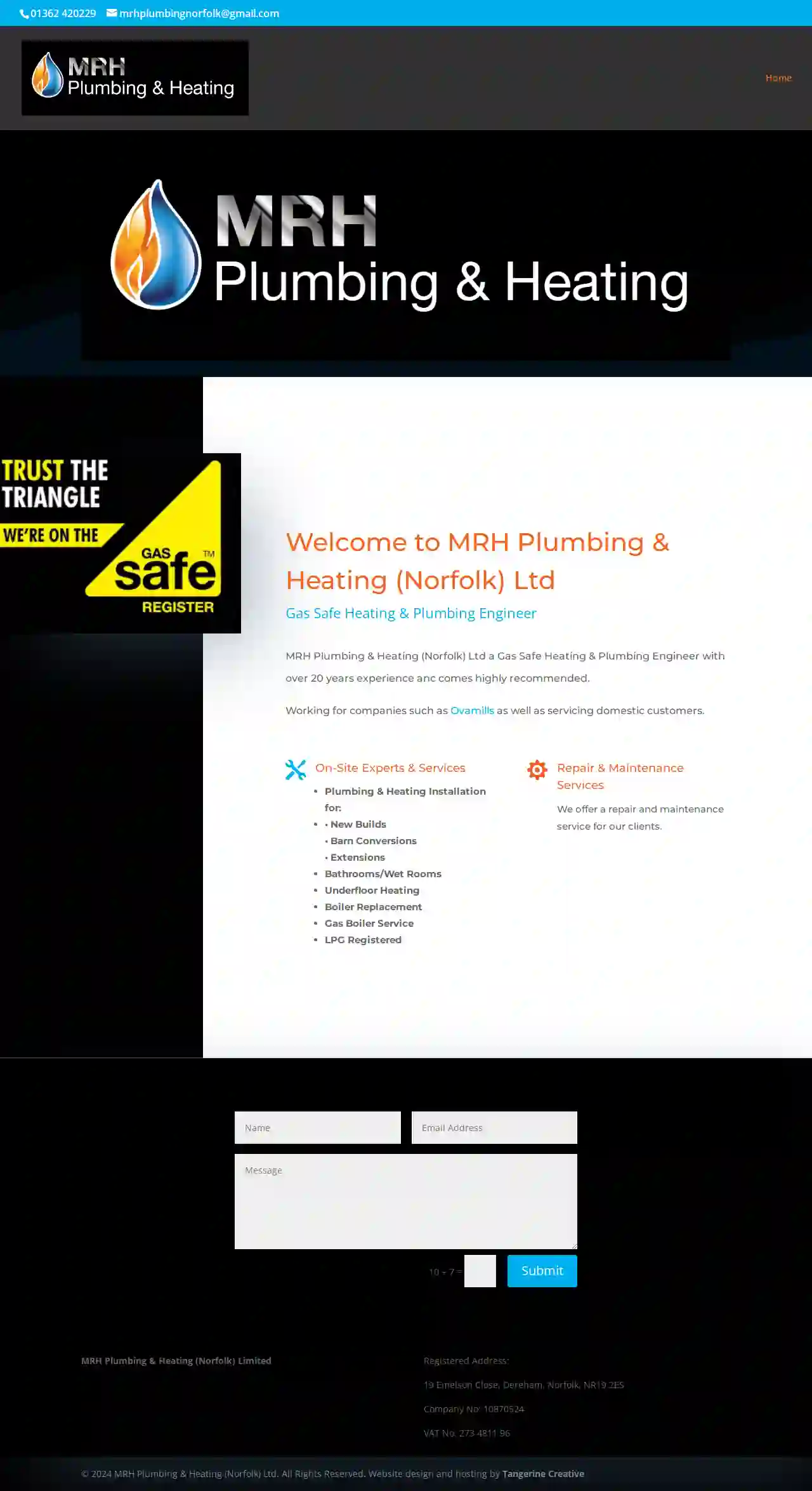 Mrh Plumbing & Heating (Norfolk) Limited