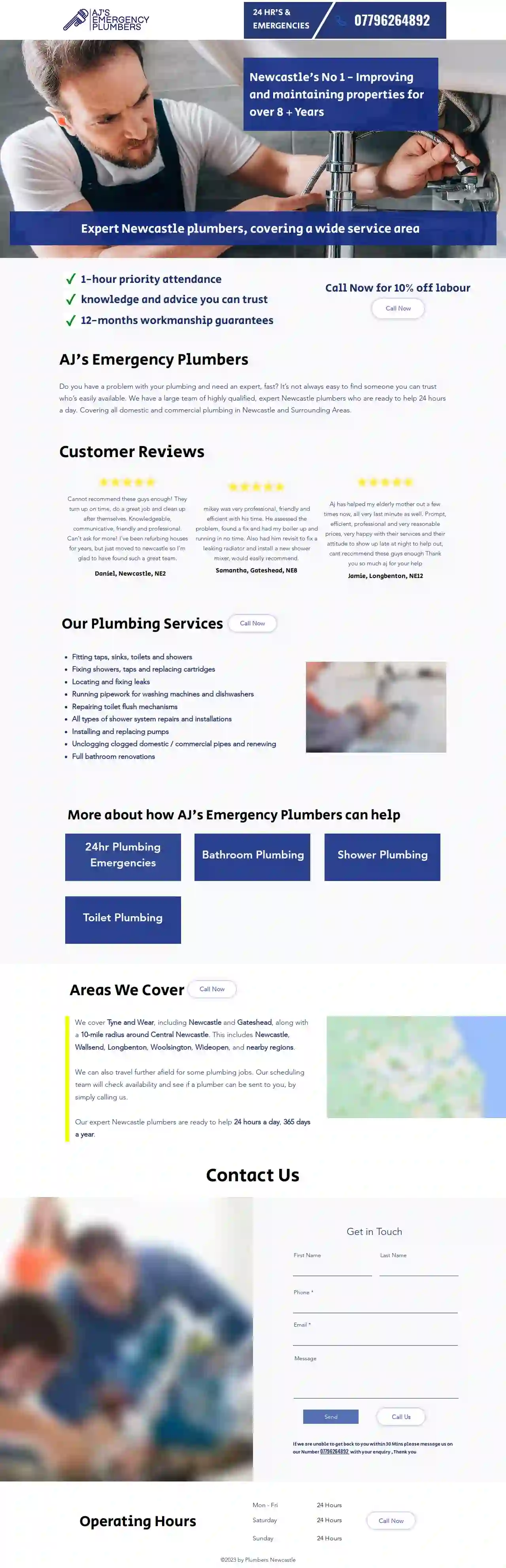 AJ's Emergency Plumbers in Newcastle, Gateshead