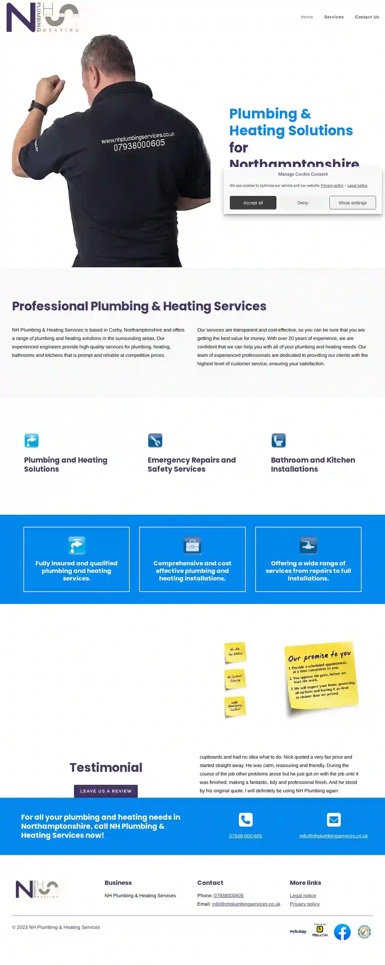 N H Plumbing & Heating Services