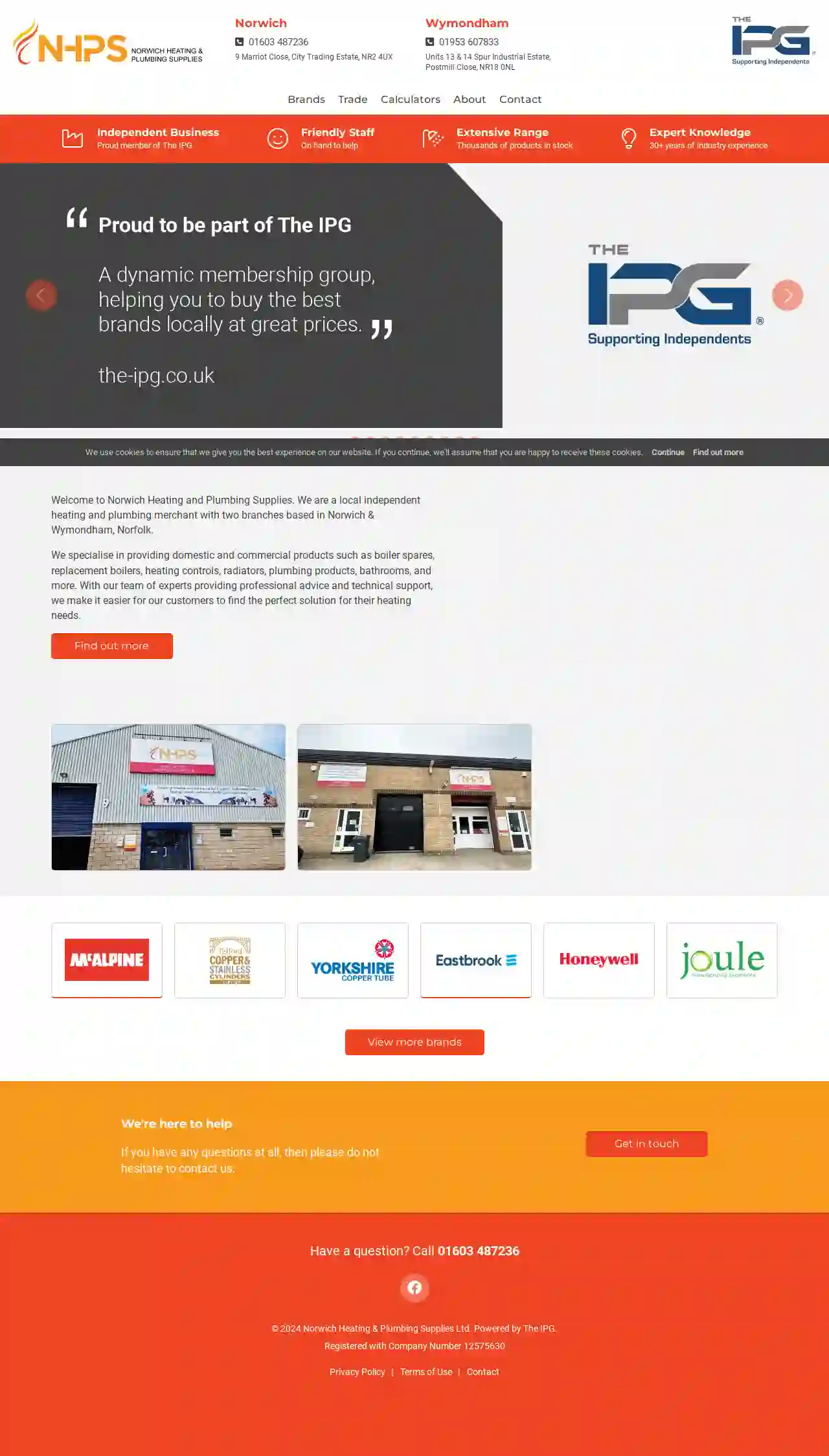 Norwich Heating and Plumbing Supplies Limited