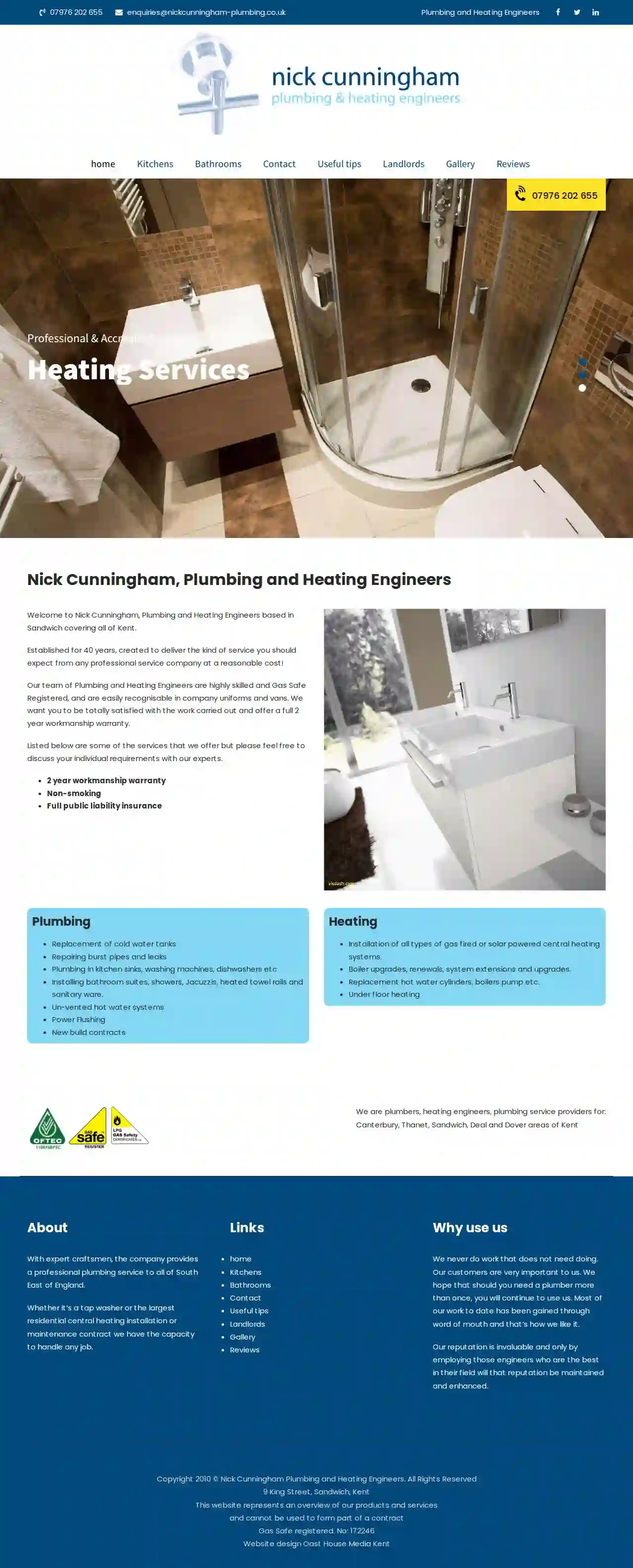 Nick Cunningham Plumbing and Heating