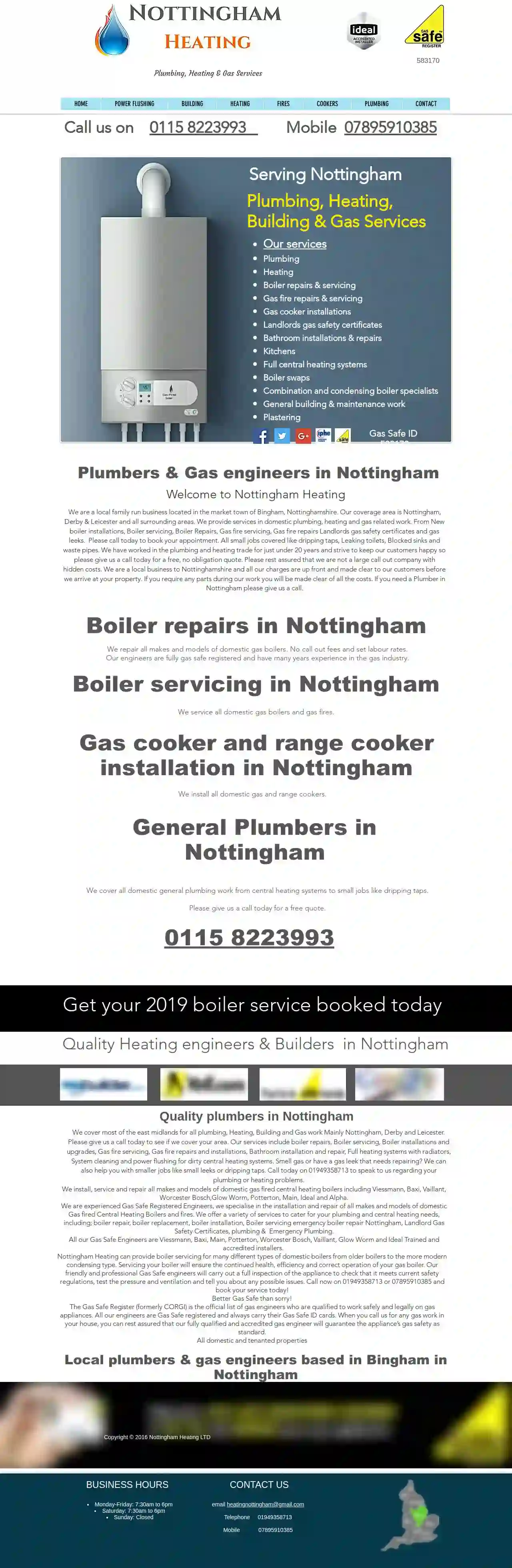 Nottingham Heating and building services ltd