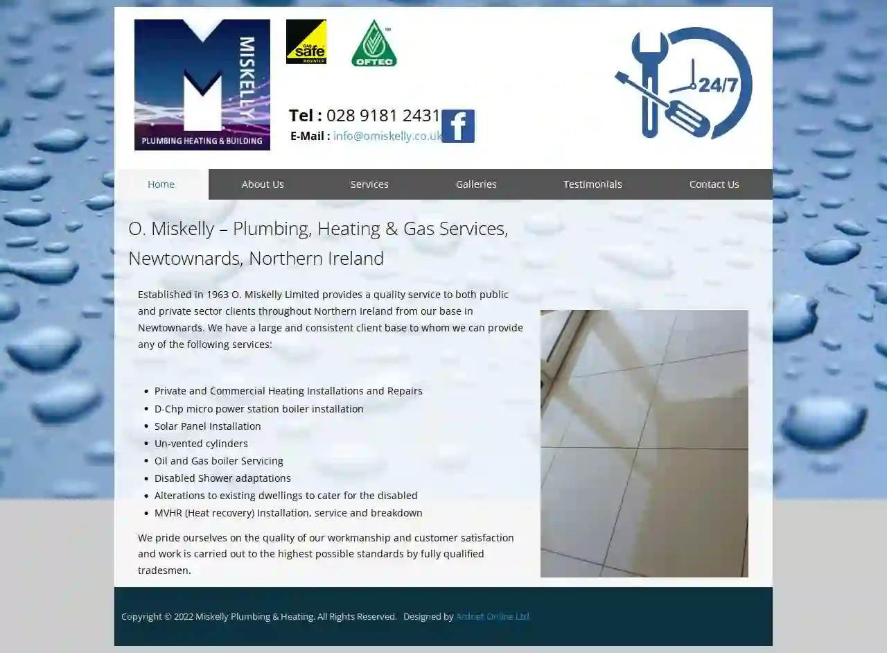 O.Miskelly Ltd Plumbing & Heating