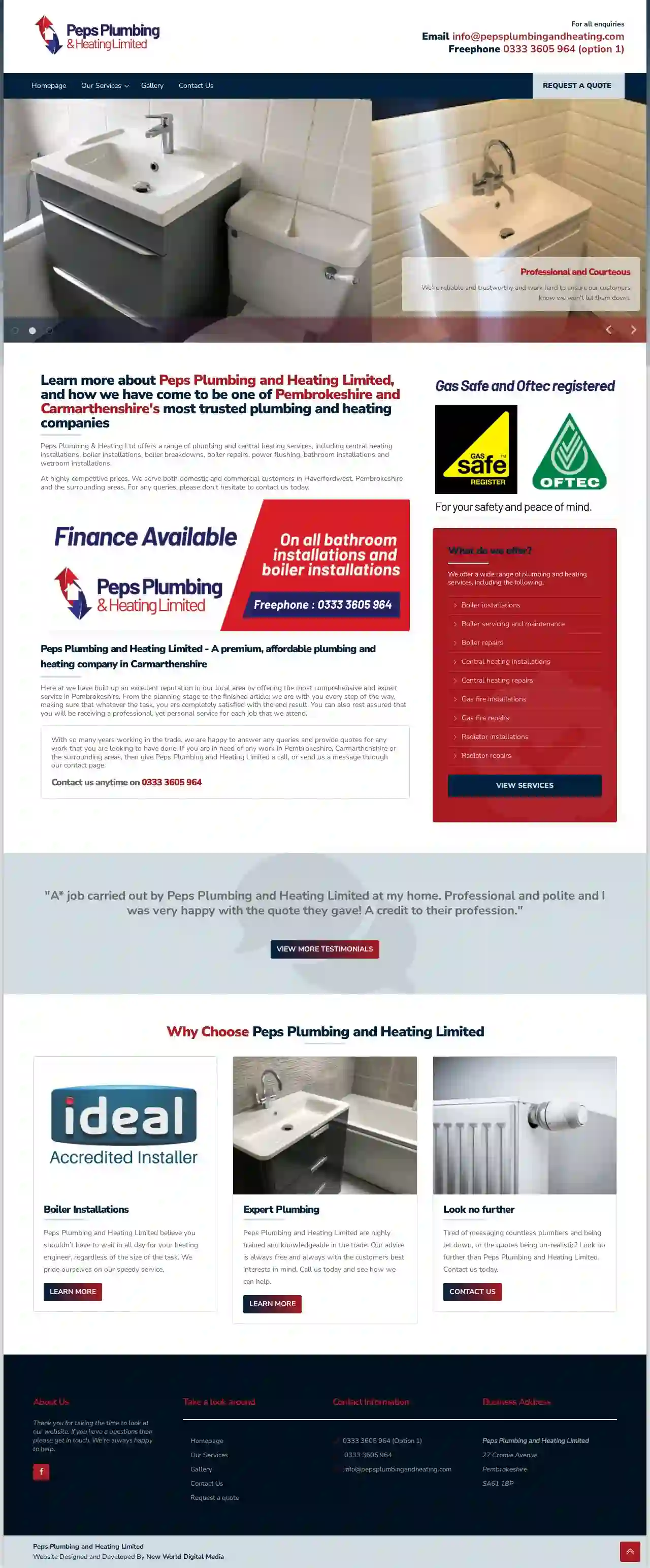 Peps Plumbing & Heating Ltd