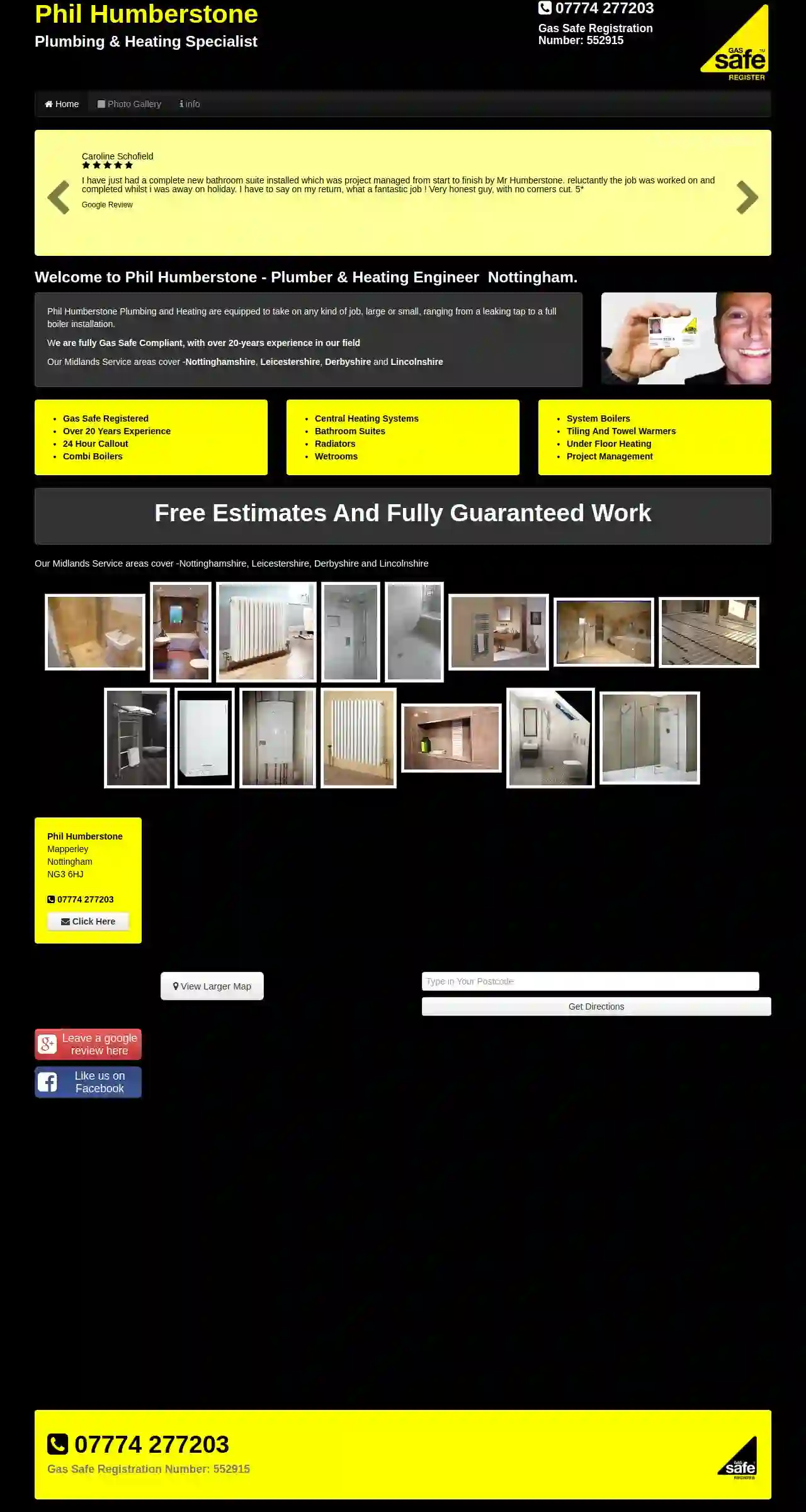 Phil Humberstone Plumbing And Heating Services