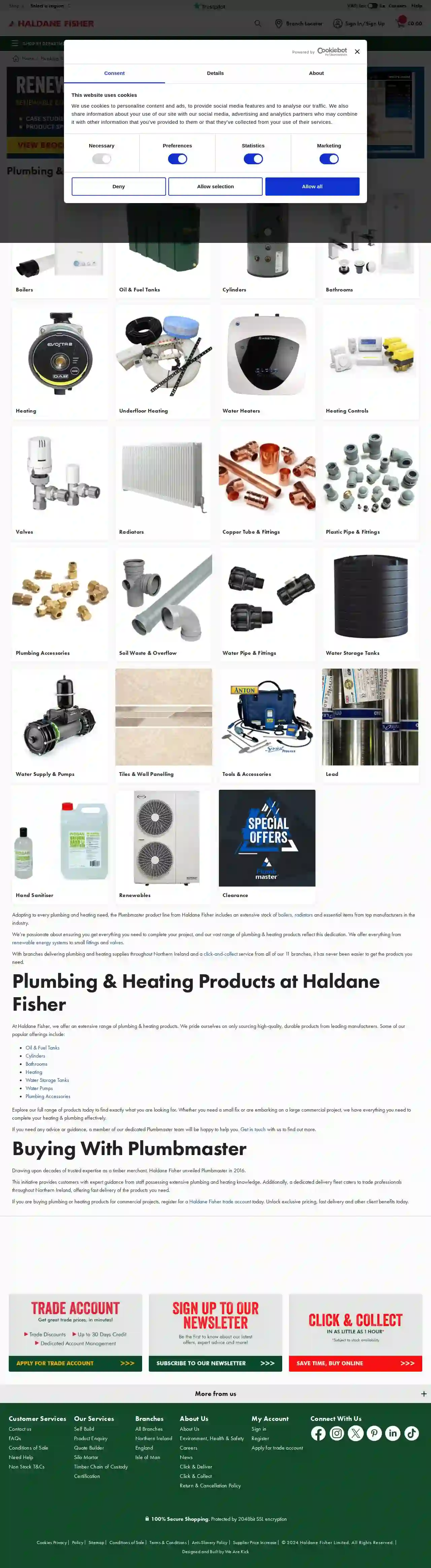 Plumbmaster Duncrue | Plumbing and Heating Supplies