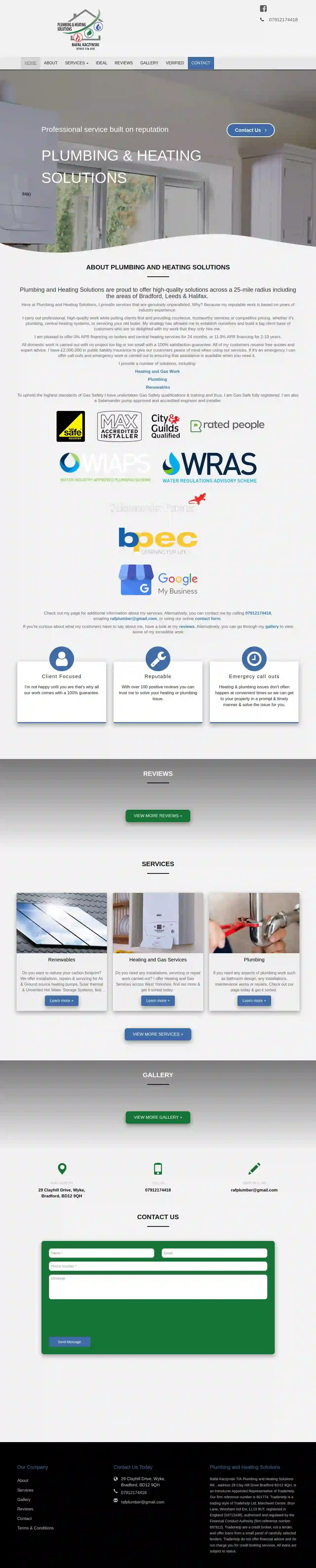 Plumbing heating solutions Rafal Kaczynski