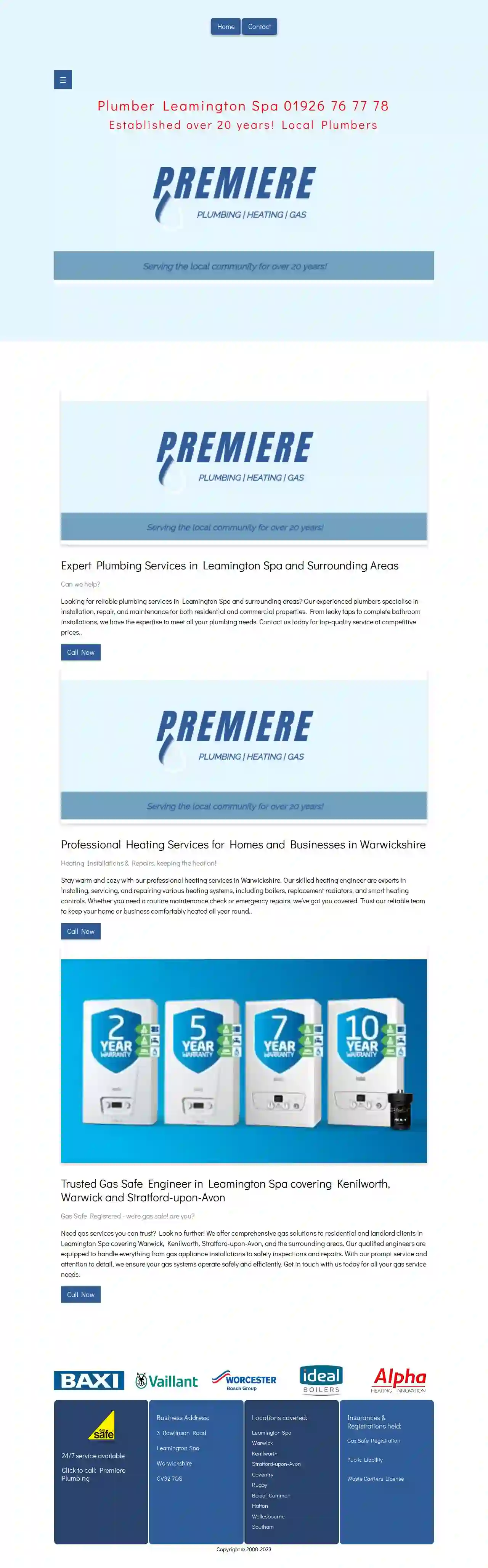 Premiere Plumbing Heating & Gas Services