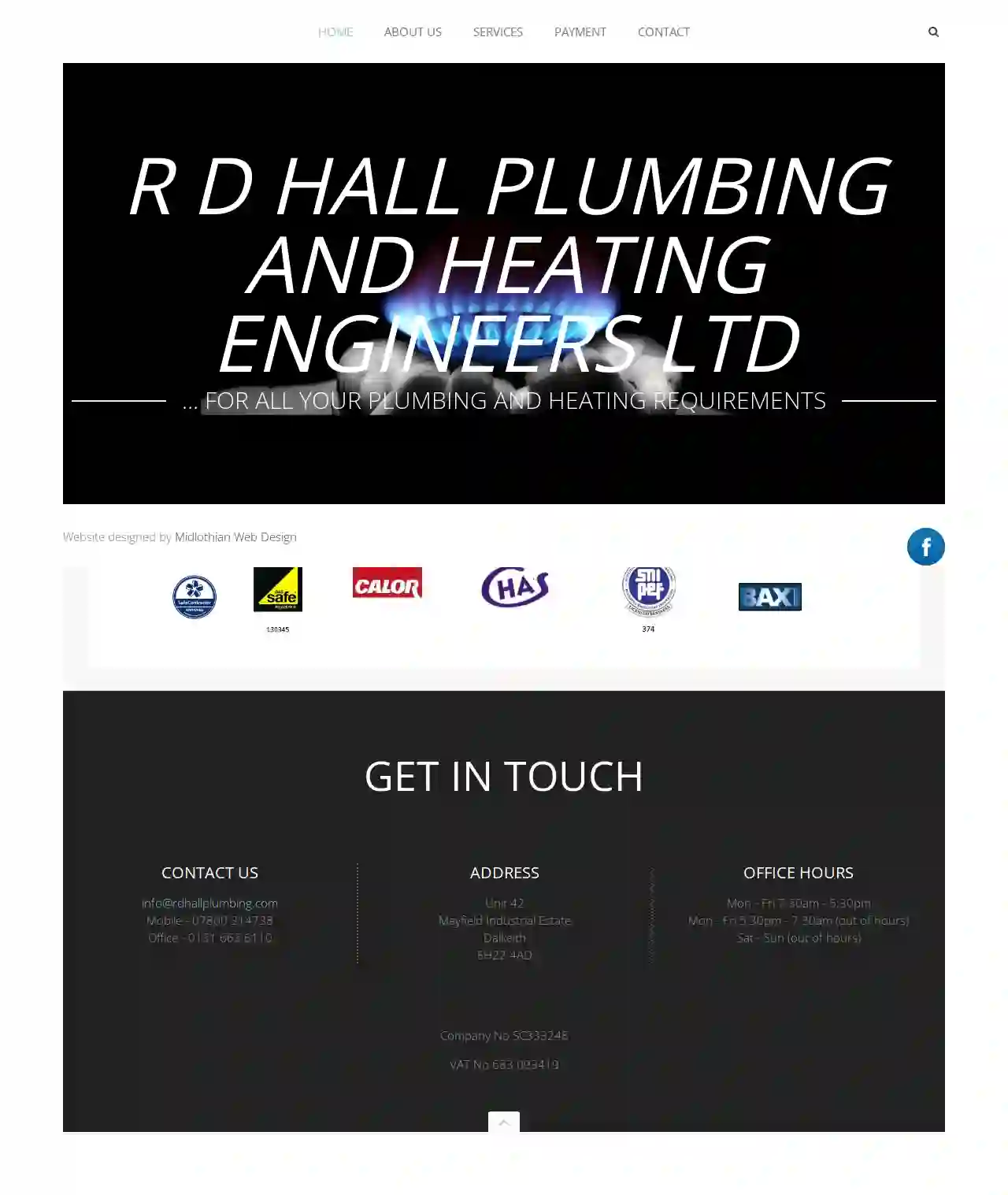 R D Hall plumbing and heating engineers ltd