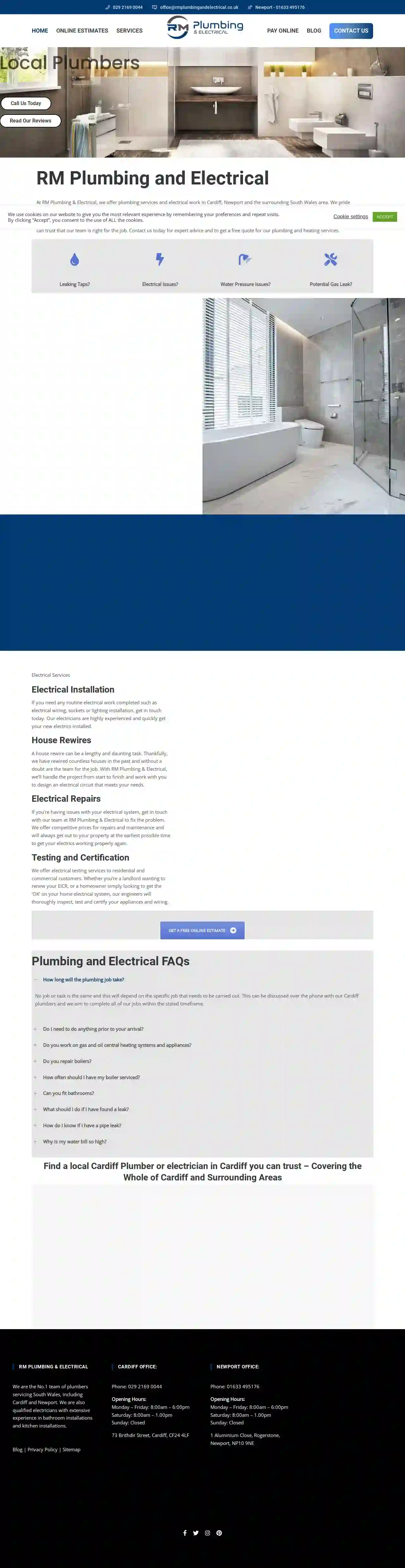 RM Plumbing & Electrical Ltd - Cardiff