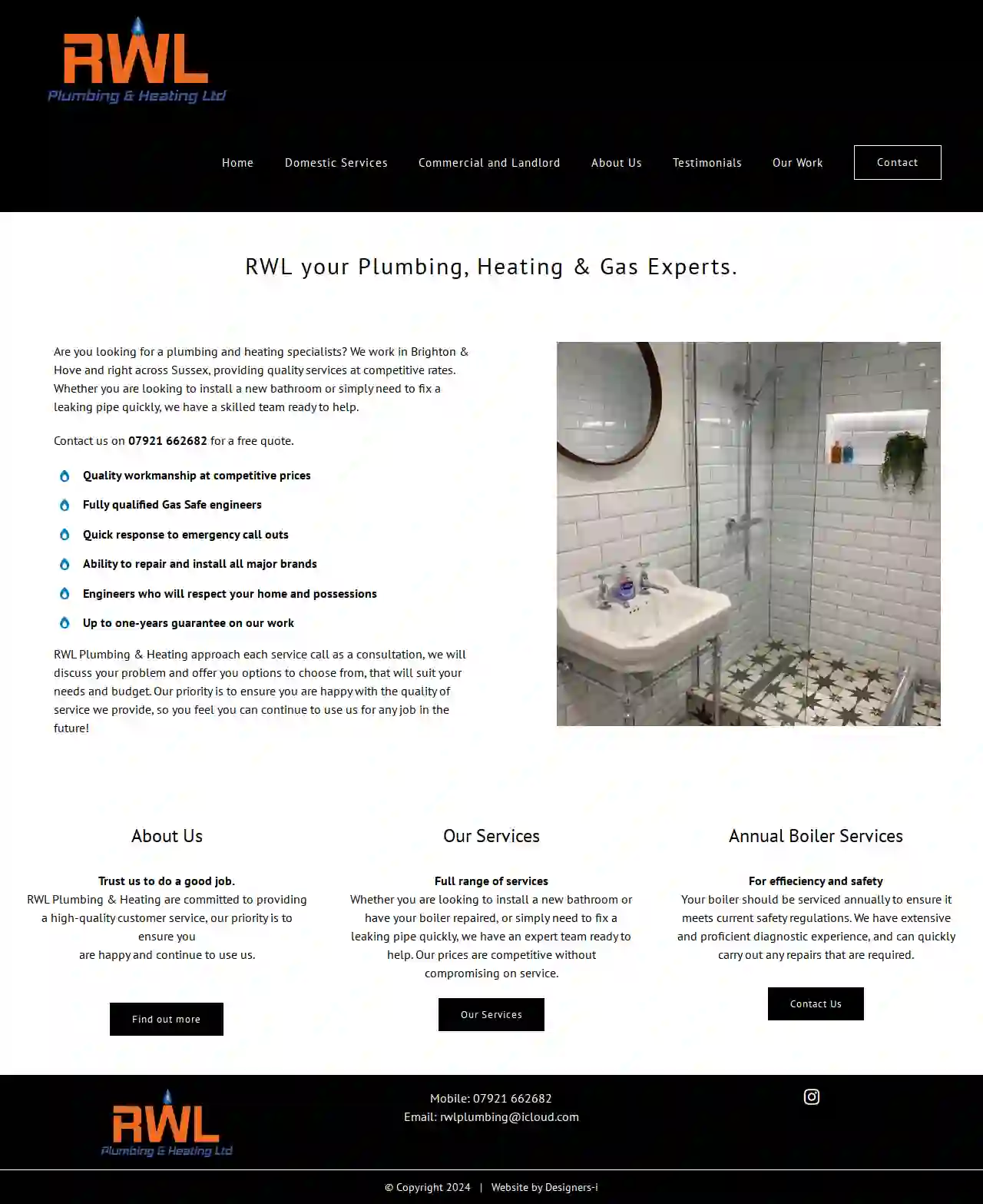 RWL plumbing & heating ltd